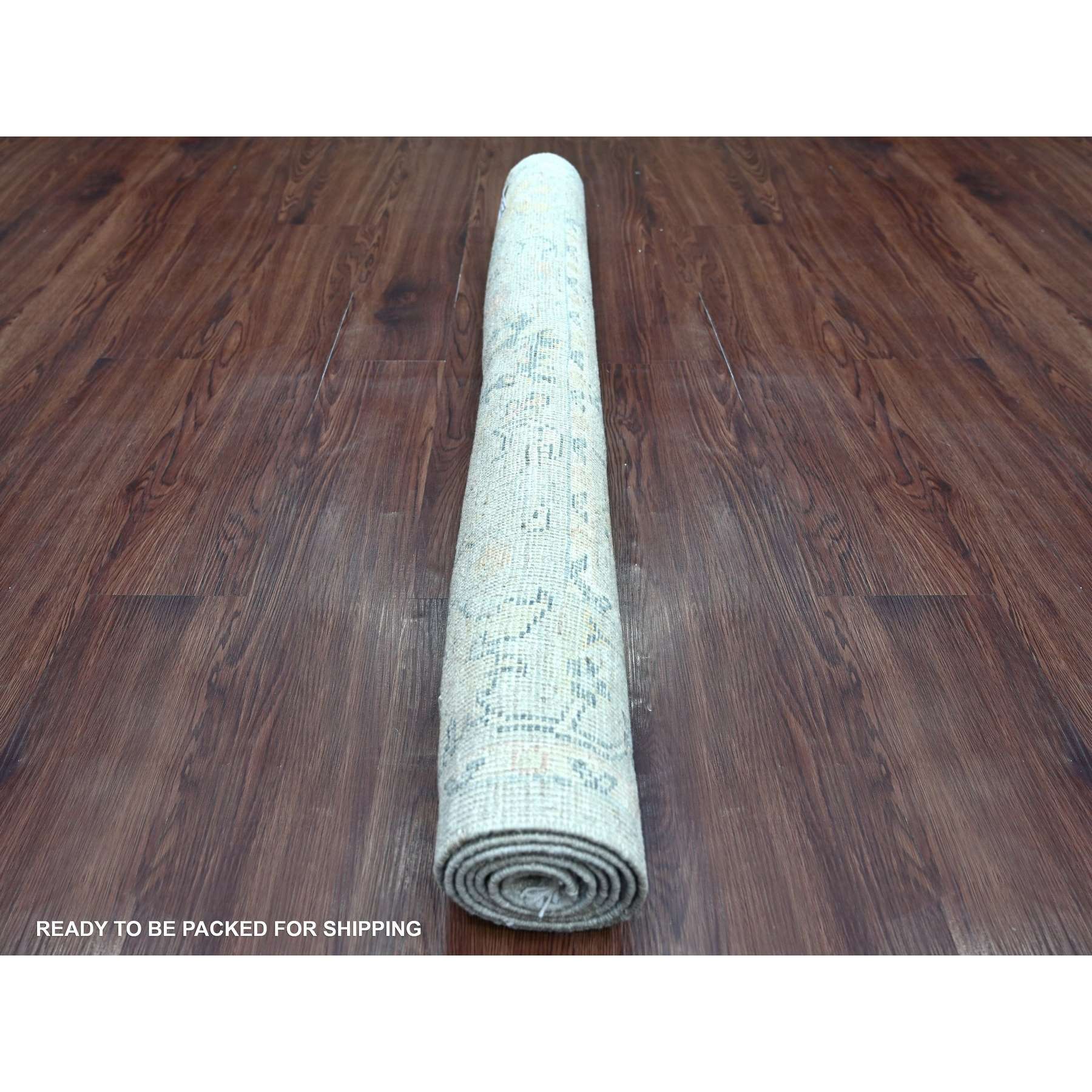 Oushak-And-Peshawar-Hand-Knotted-Rug-112335