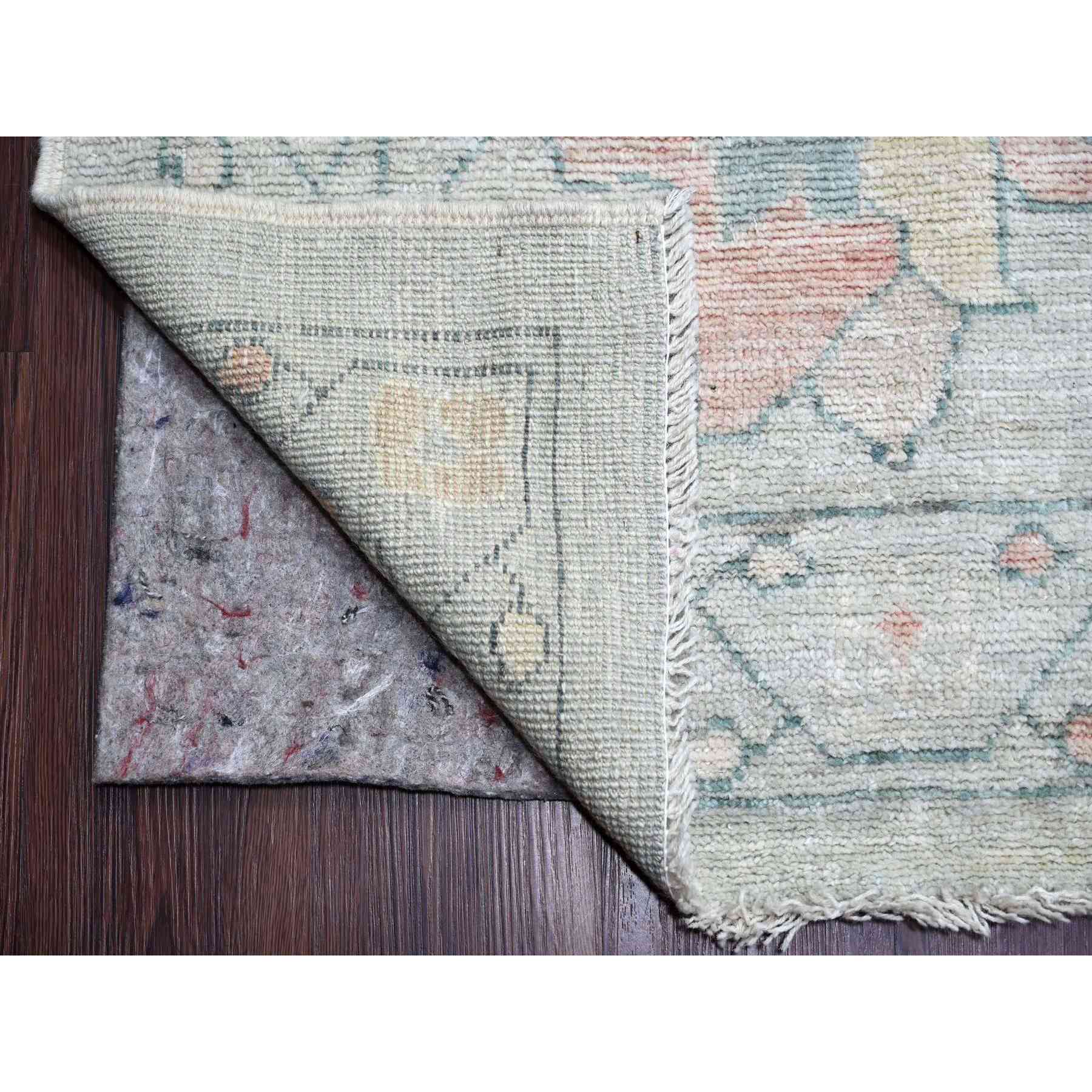 Oushak-And-Peshawar-Hand-Knotted-Rug-112340