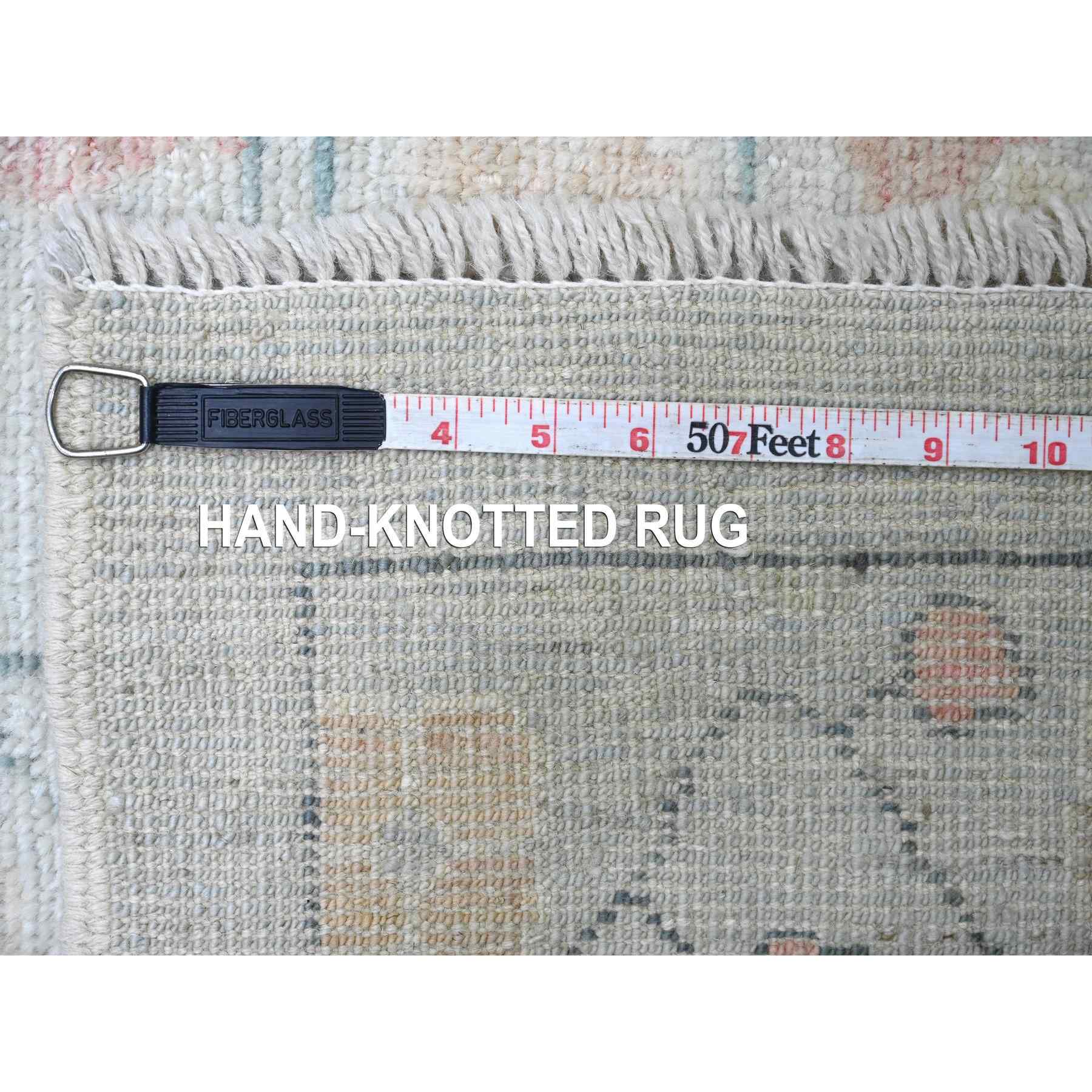 Oushak-And-Peshawar-Hand-Knotted-Rug-112340
