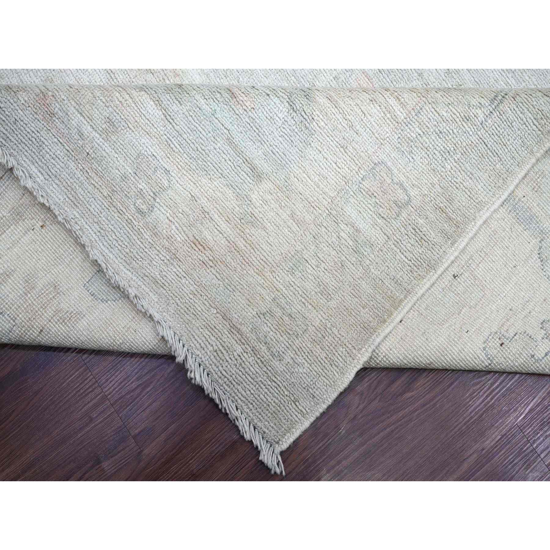 Oushak-And-Peshawar-Hand-Knotted-Rug-112345