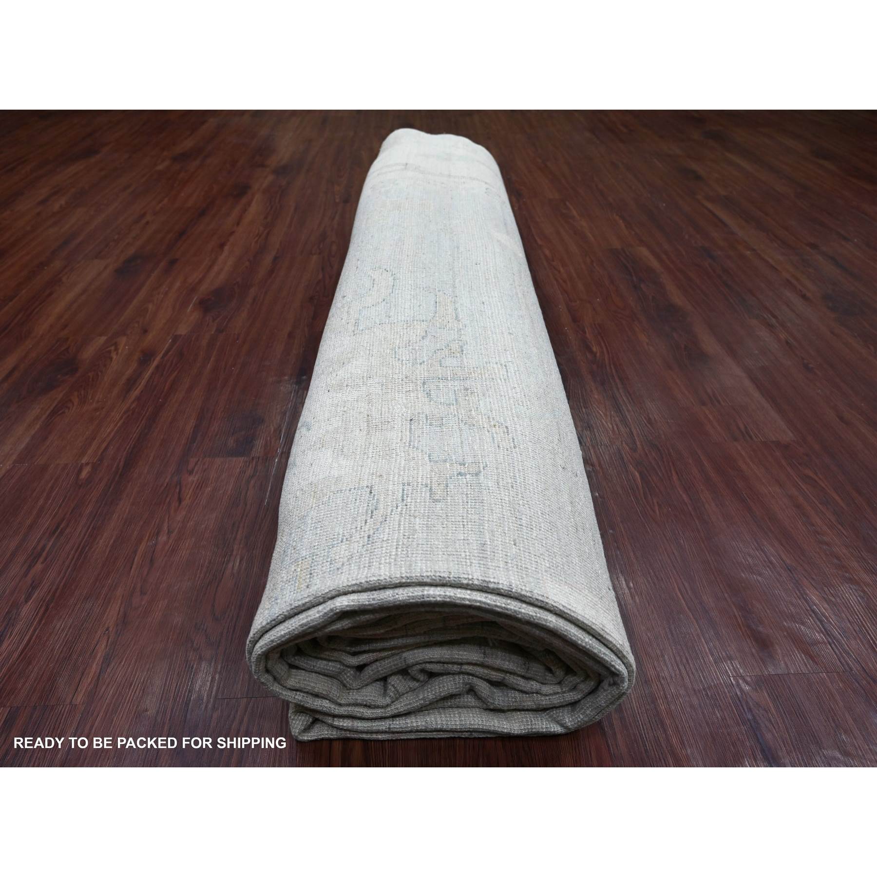 Oushak-And-Peshawar-Hand-Knotted-Rug-112345