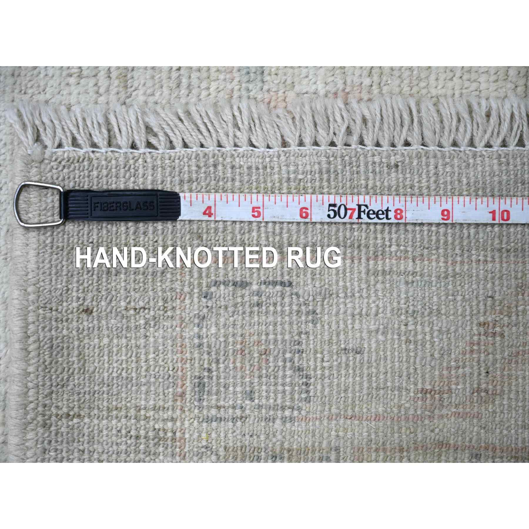 Oushak-And-Peshawar-Hand-Knotted-Rug-112345