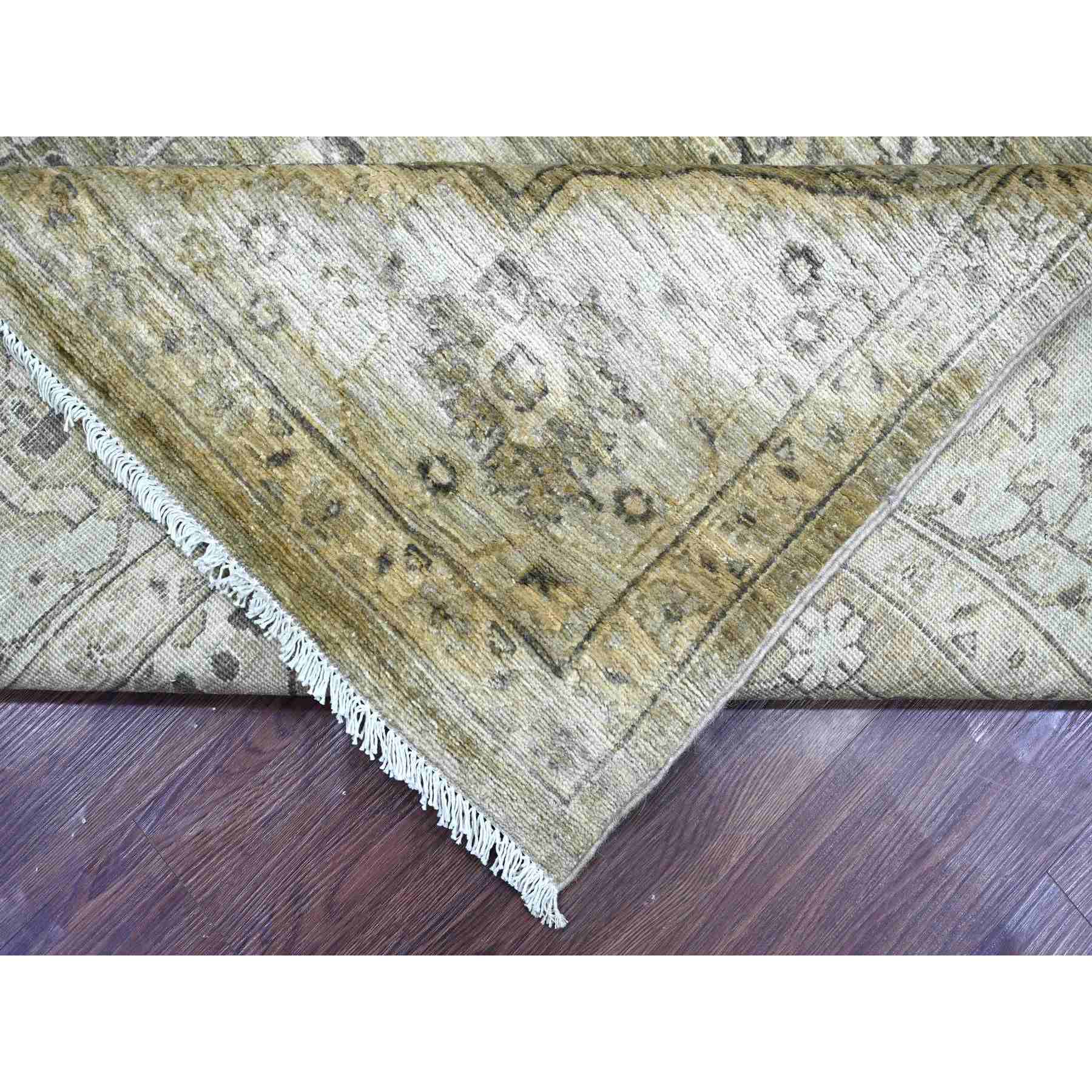 Oushak-And-Peshawar-Hand-Knotted-Rug-112380