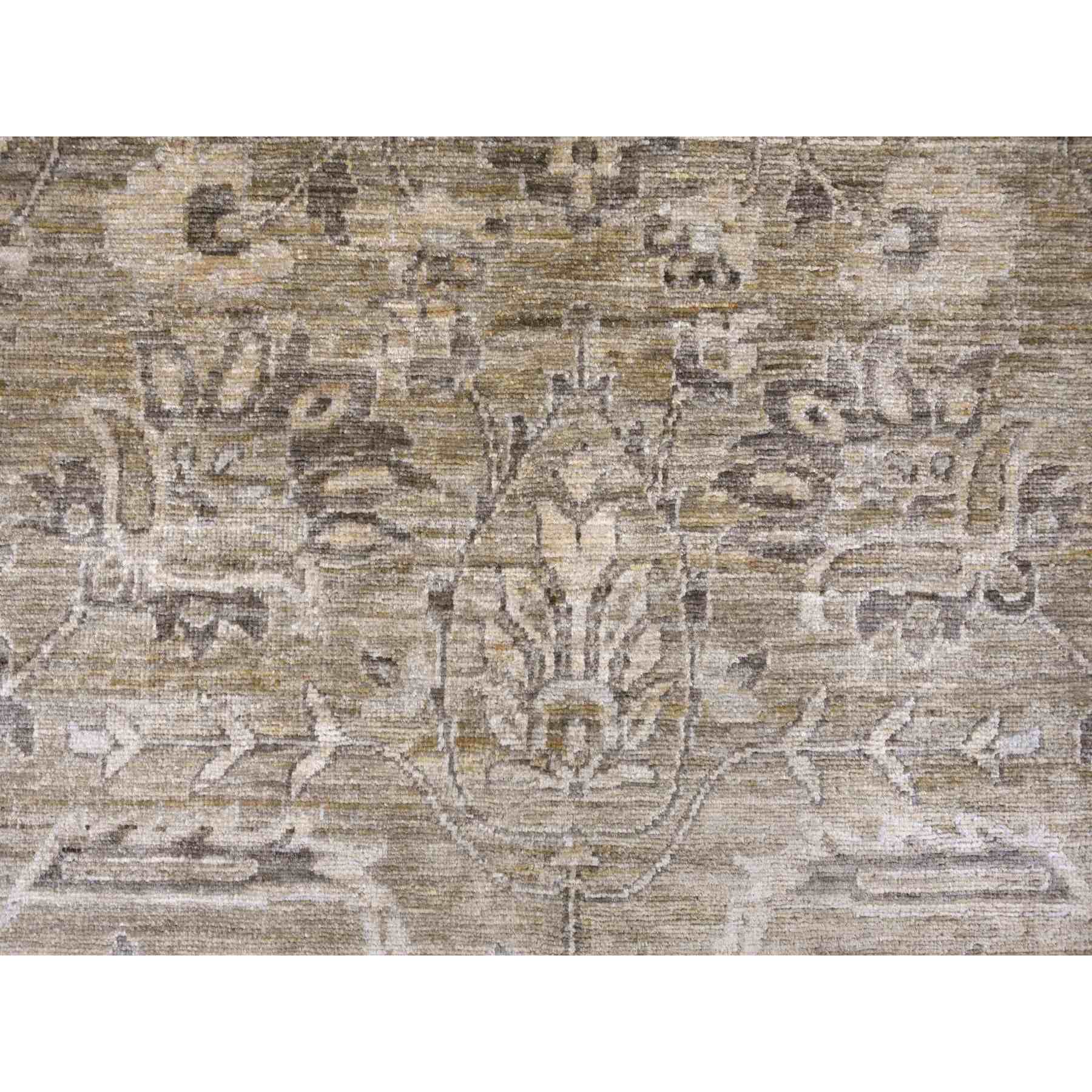 Oushak-And-Peshawar-Hand-Knotted-Rug-112380