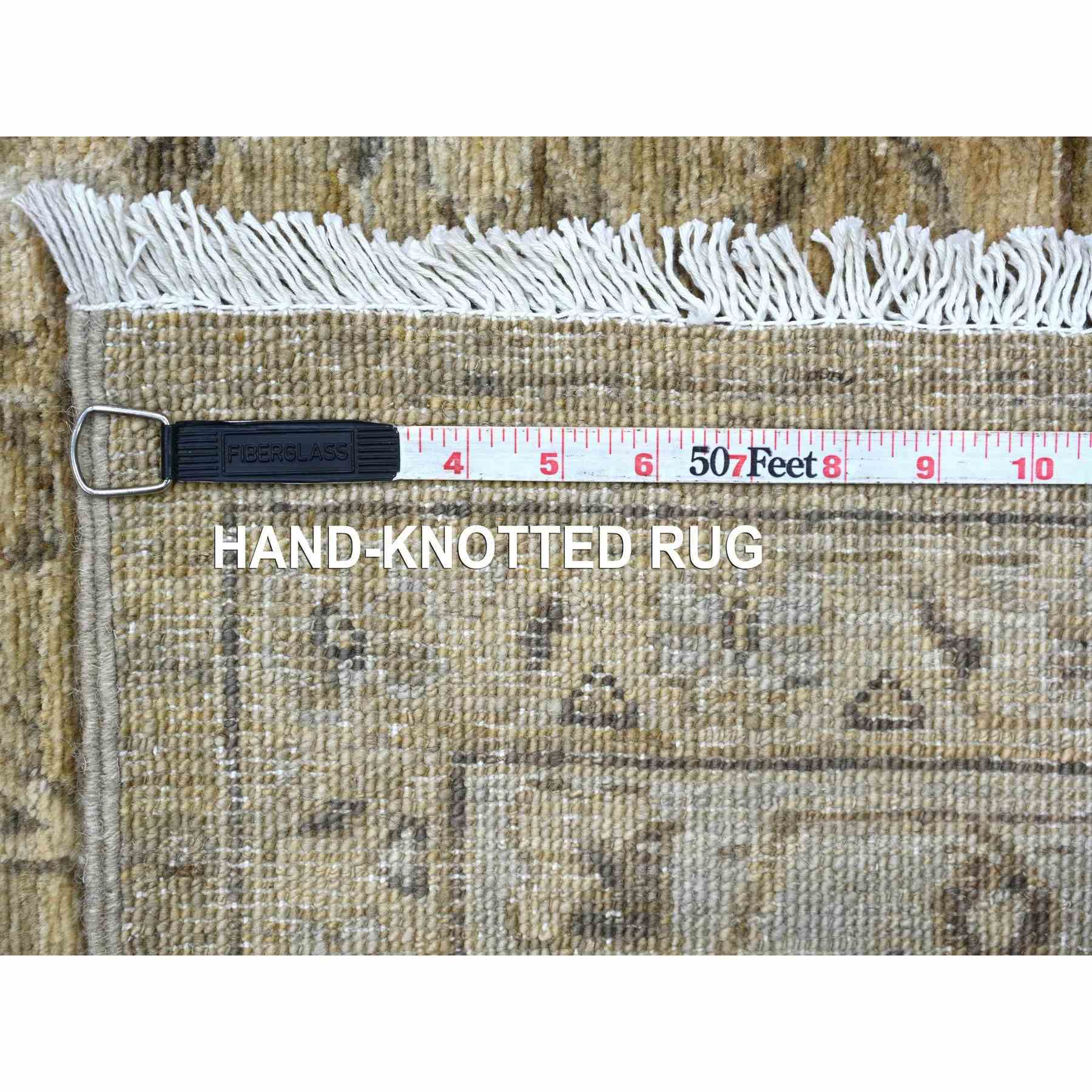 Oushak-And-Peshawar-Hand-Knotted-Rug-112380