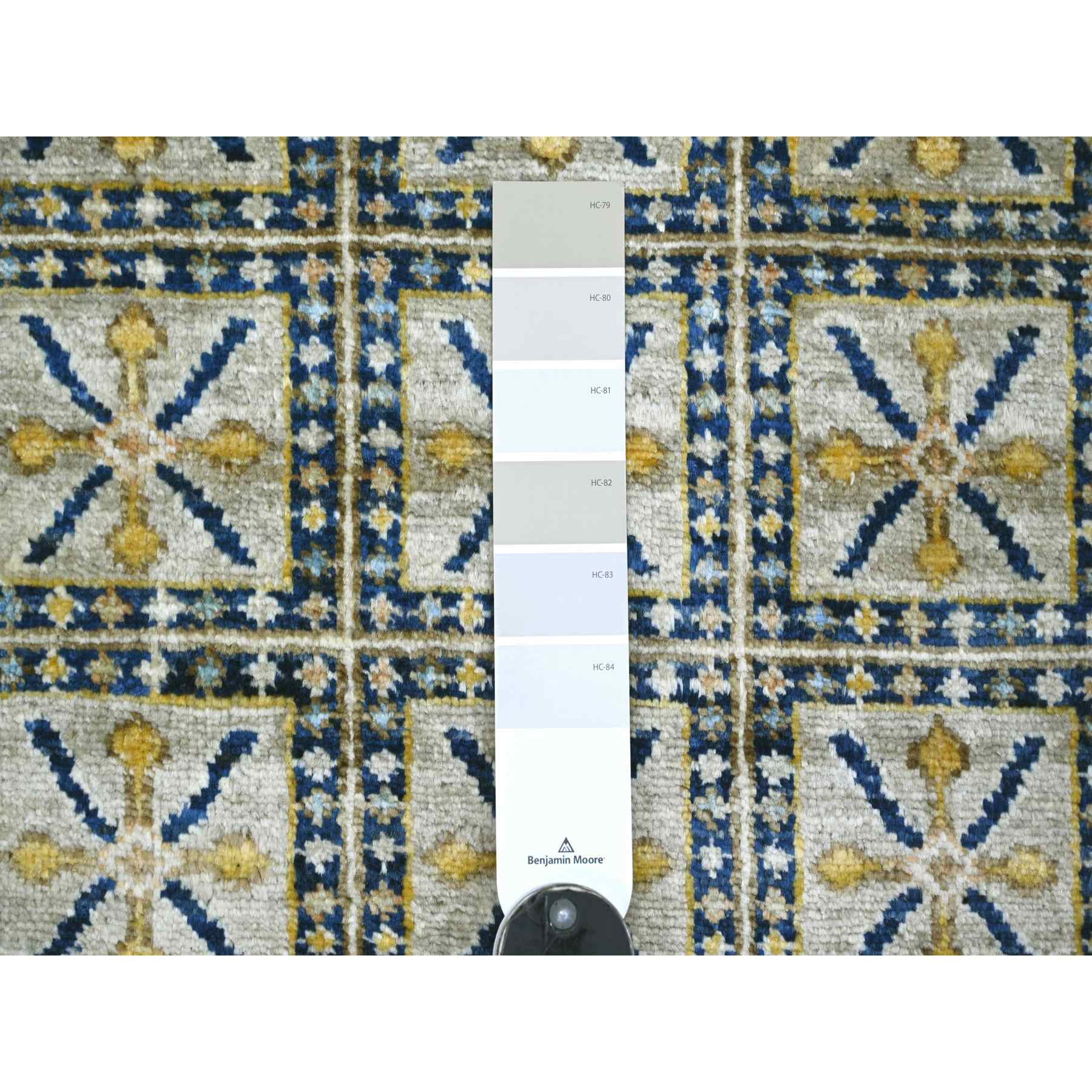 Oushak-And-Peshawar-Hand-Knotted-Rug-112405