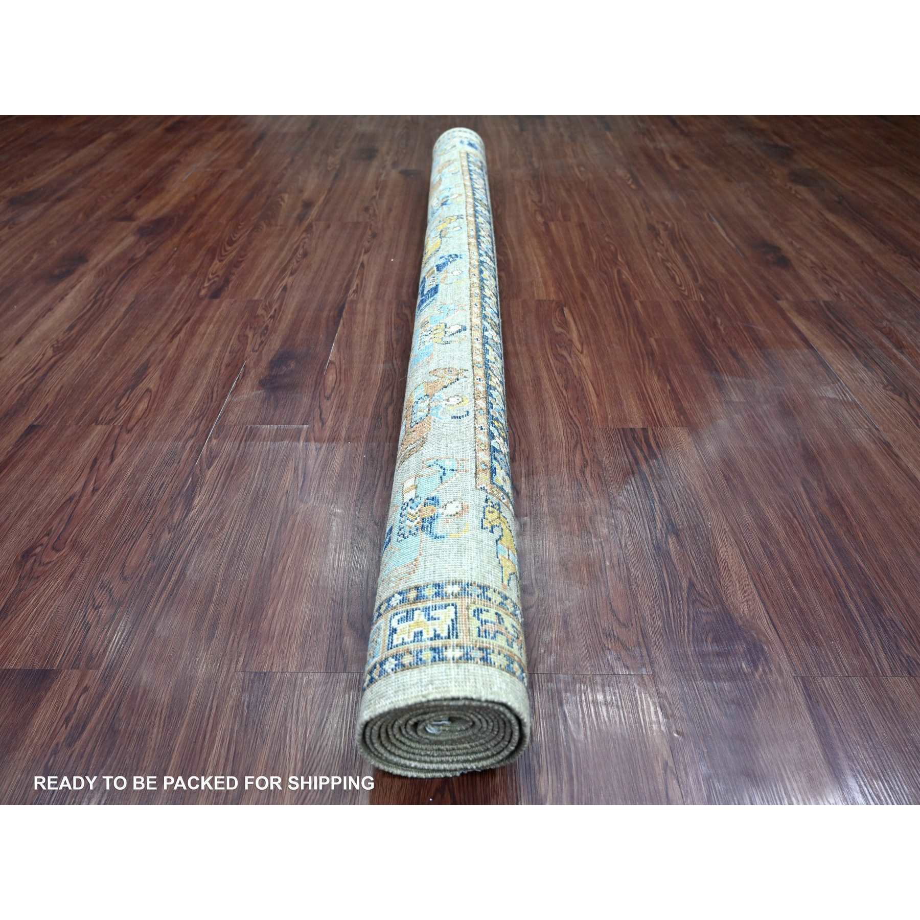 Oushak-And-Peshawar-Hand-Knotted-Rug-112405