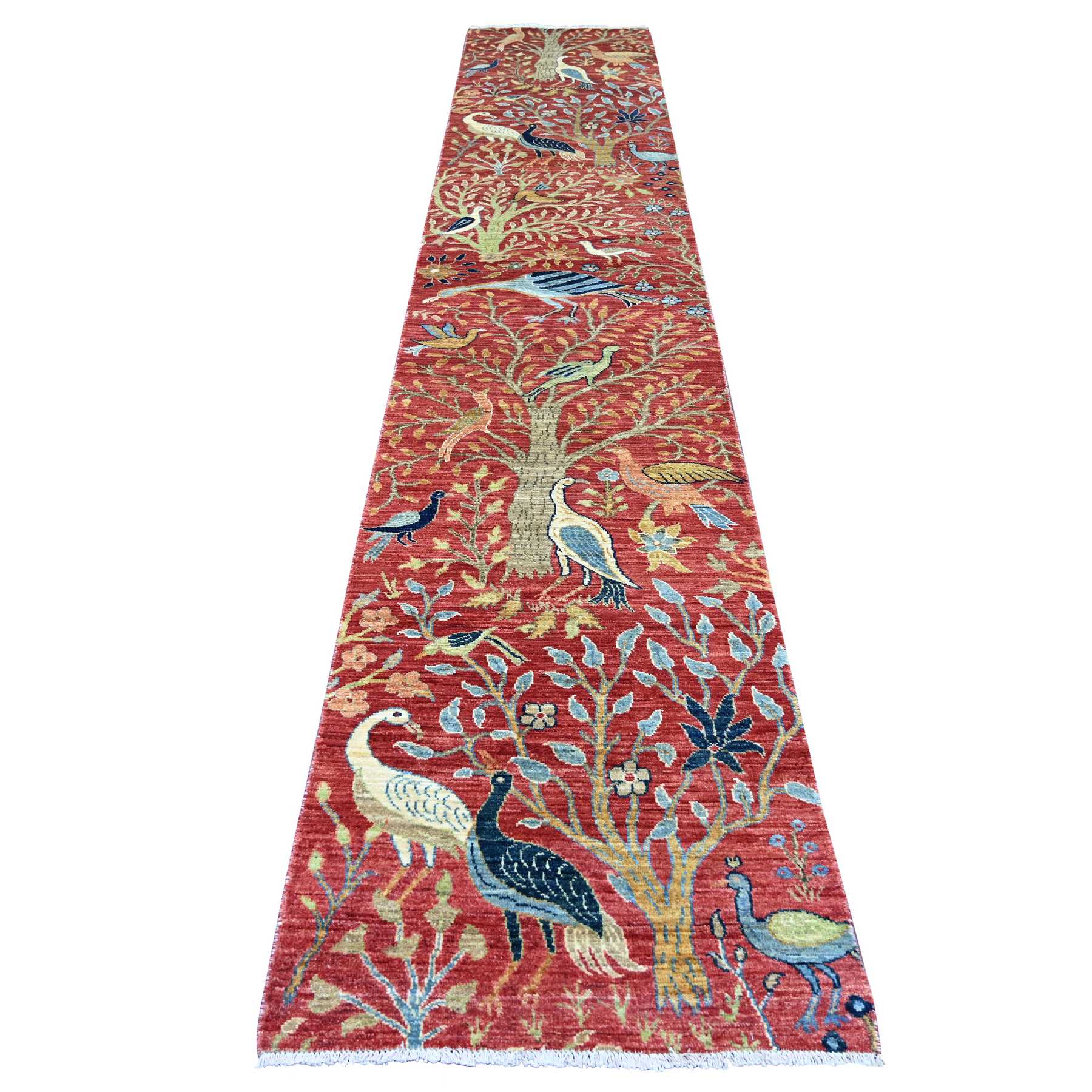 Oushak-And-Peshawar-Hand-Knotted-Rug-112445