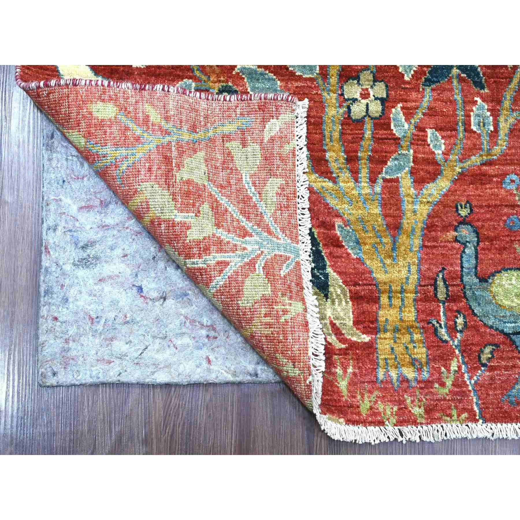 Oushak-And-Peshawar-Hand-Knotted-Rug-112445