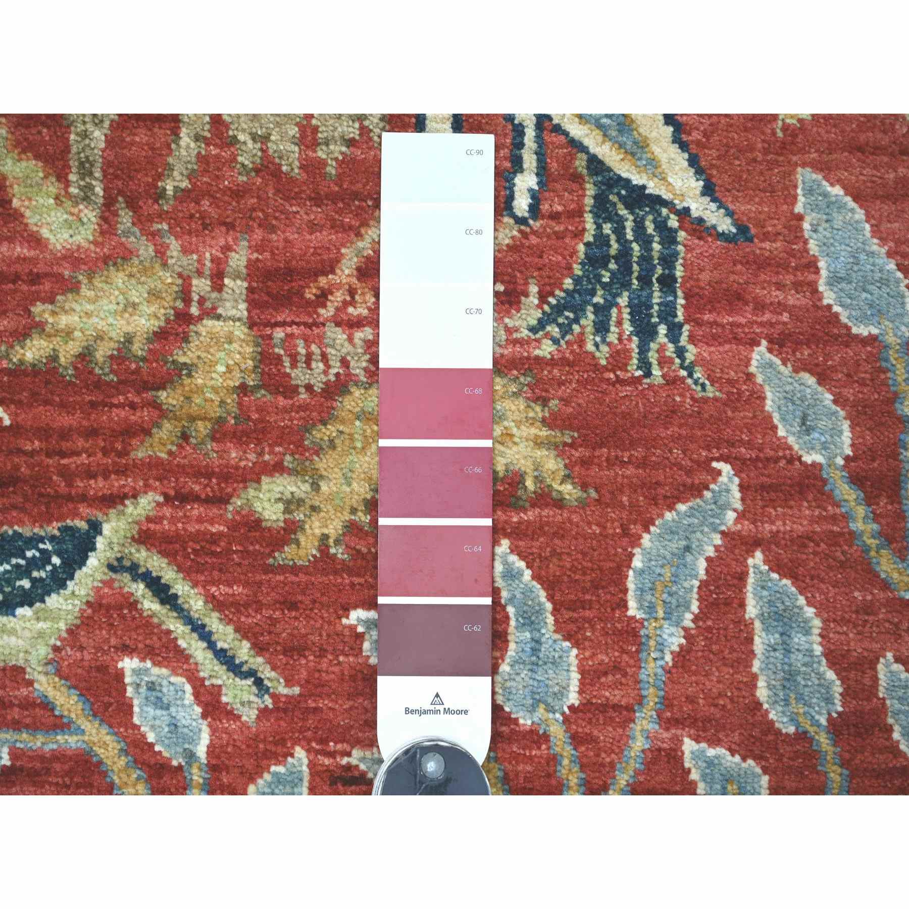 Oushak-And-Peshawar-Hand-Knotted-Rug-112445