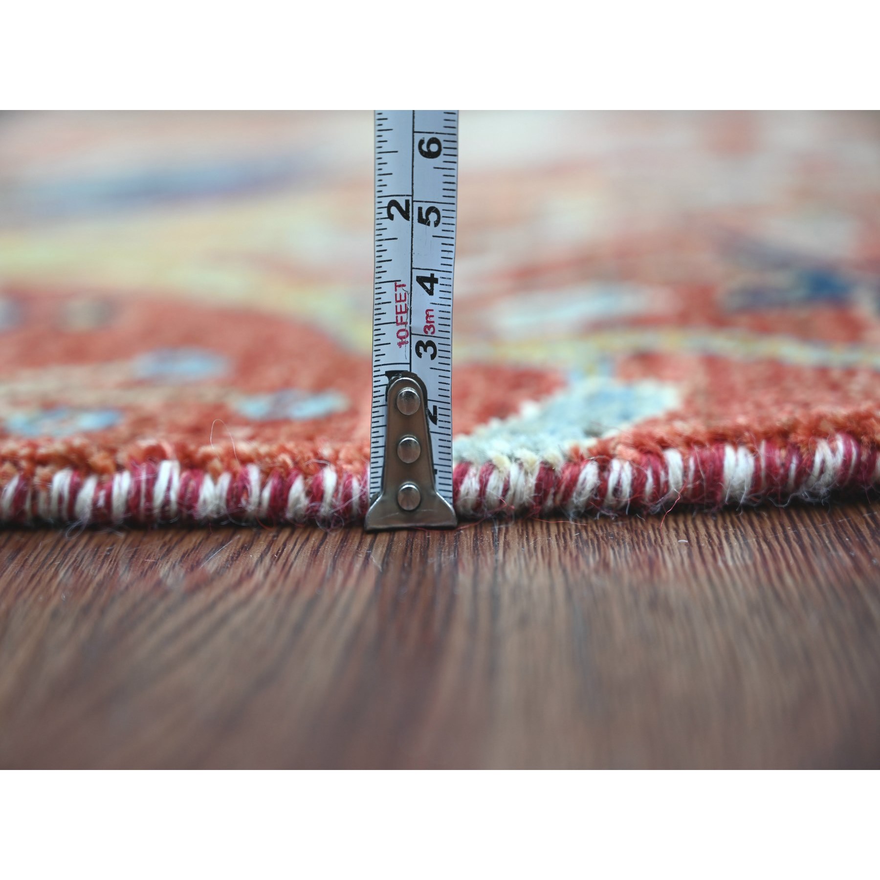 Oushak-And-Peshawar-Hand-Knotted-Rug-112445