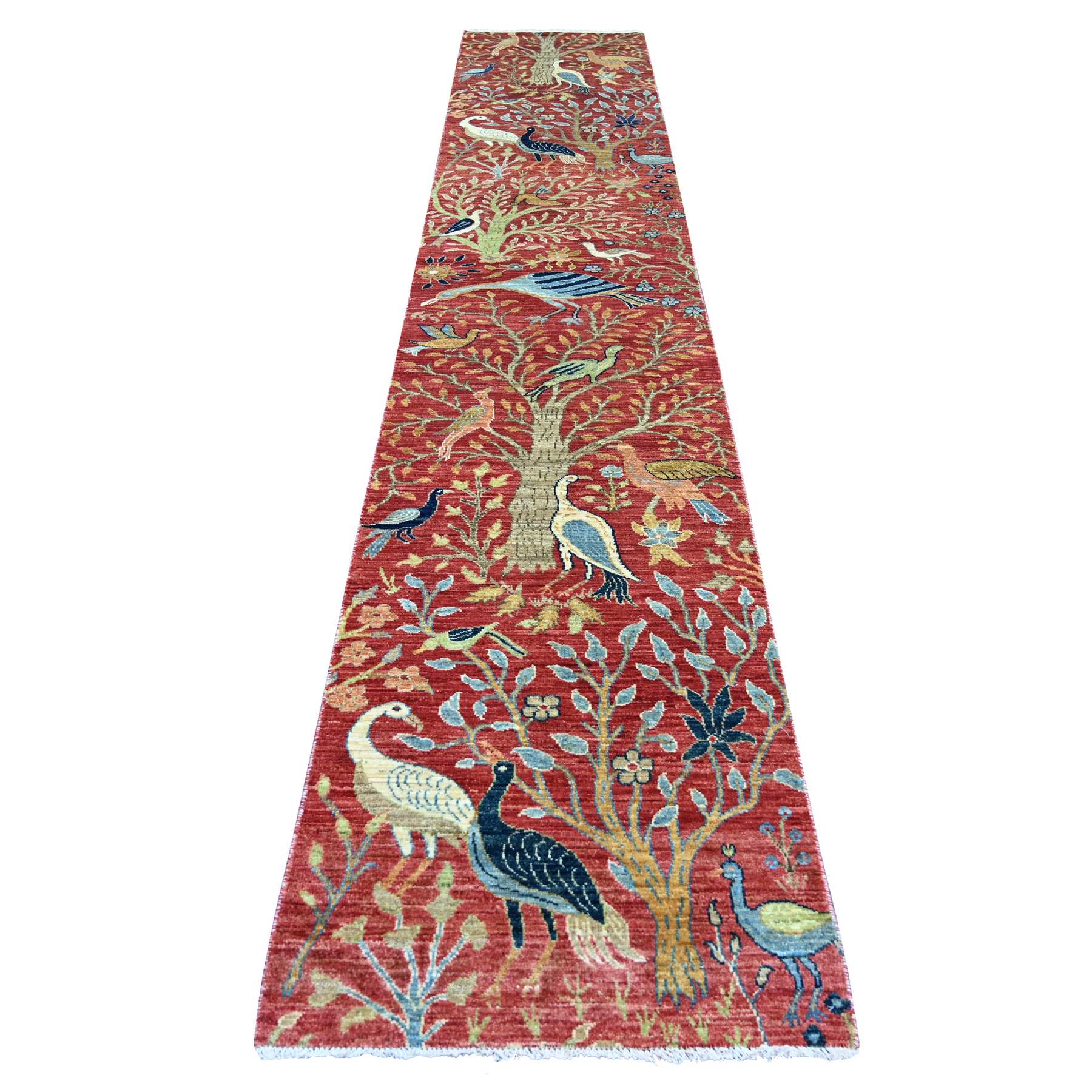 Oushak-And-Peshawar-Hand-Knotted-Rug-112455