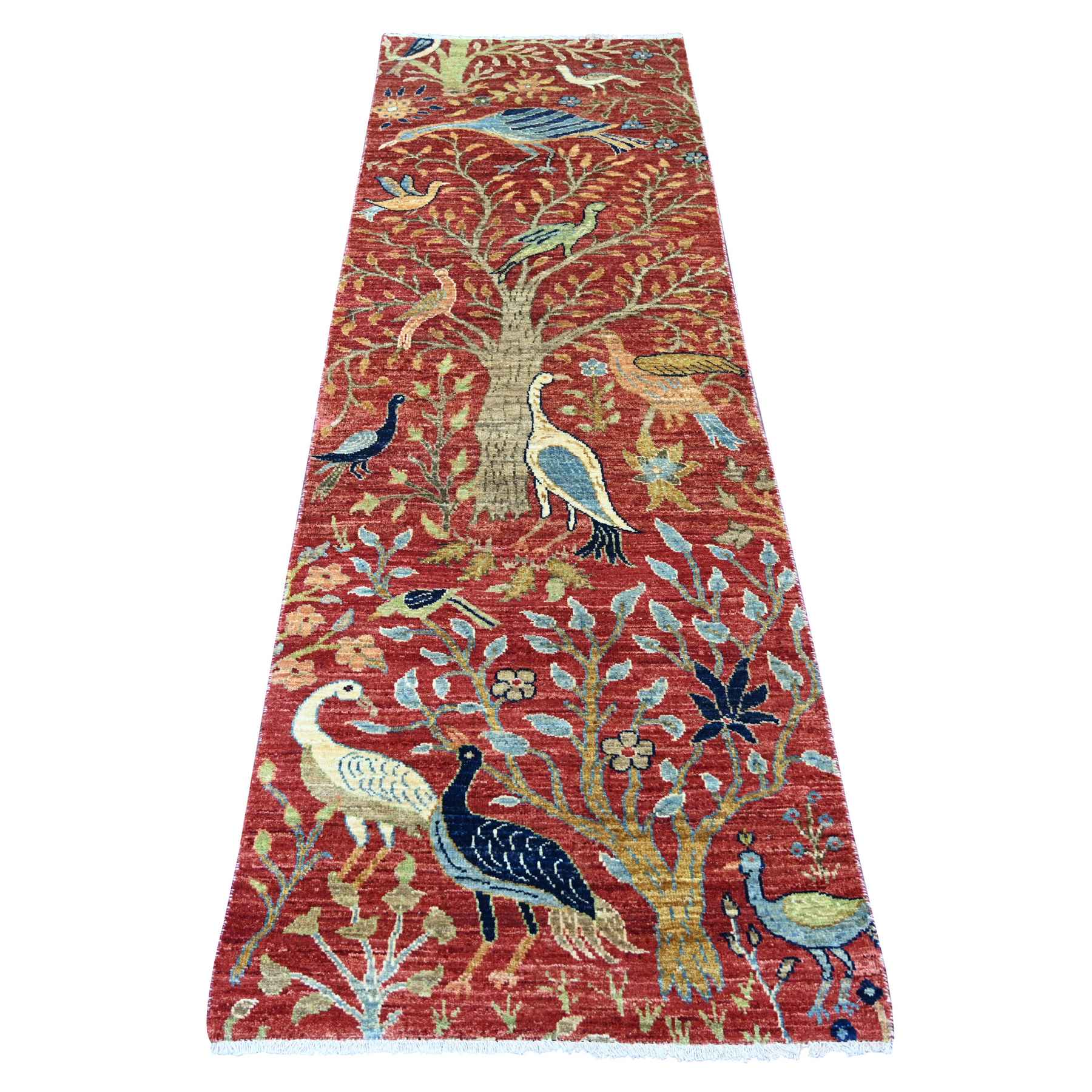 Oushak-And-Peshawar-Hand-Knotted-Rug-112465