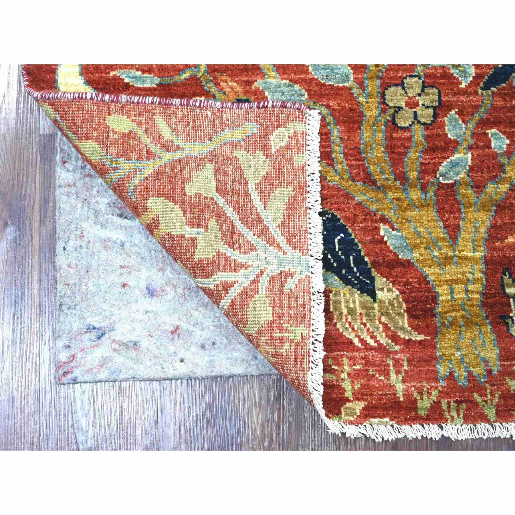Oushak-And-Peshawar-Hand-Knotted-Rug-112465