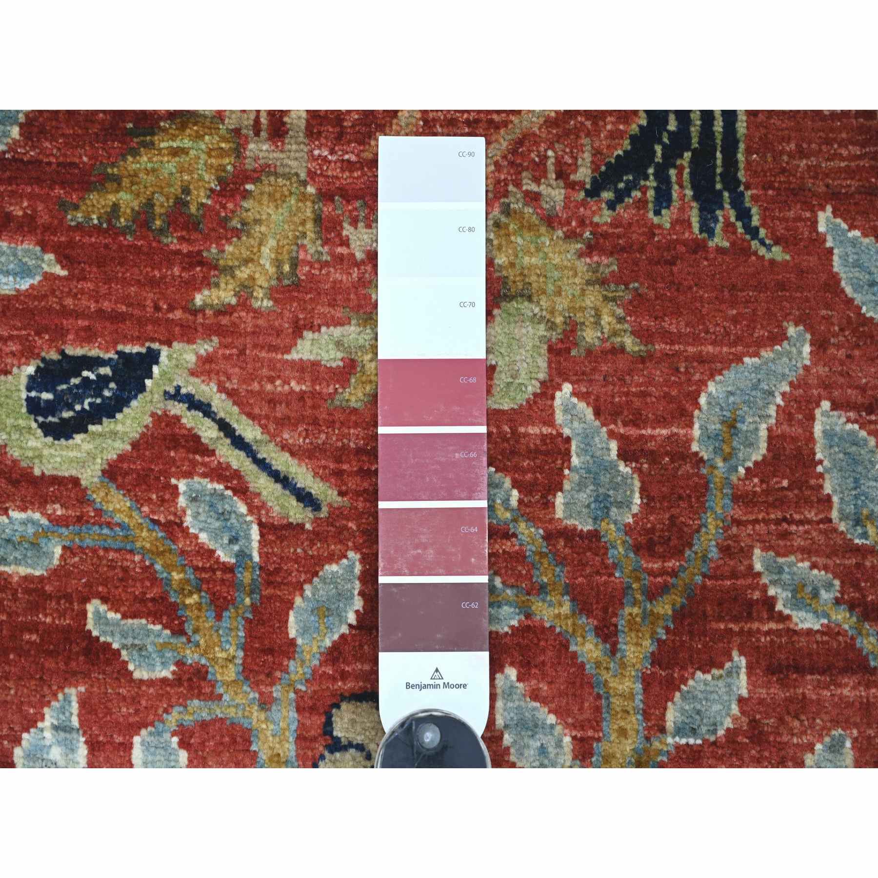 Oushak-And-Peshawar-Hand-Knotted-Rug-112465