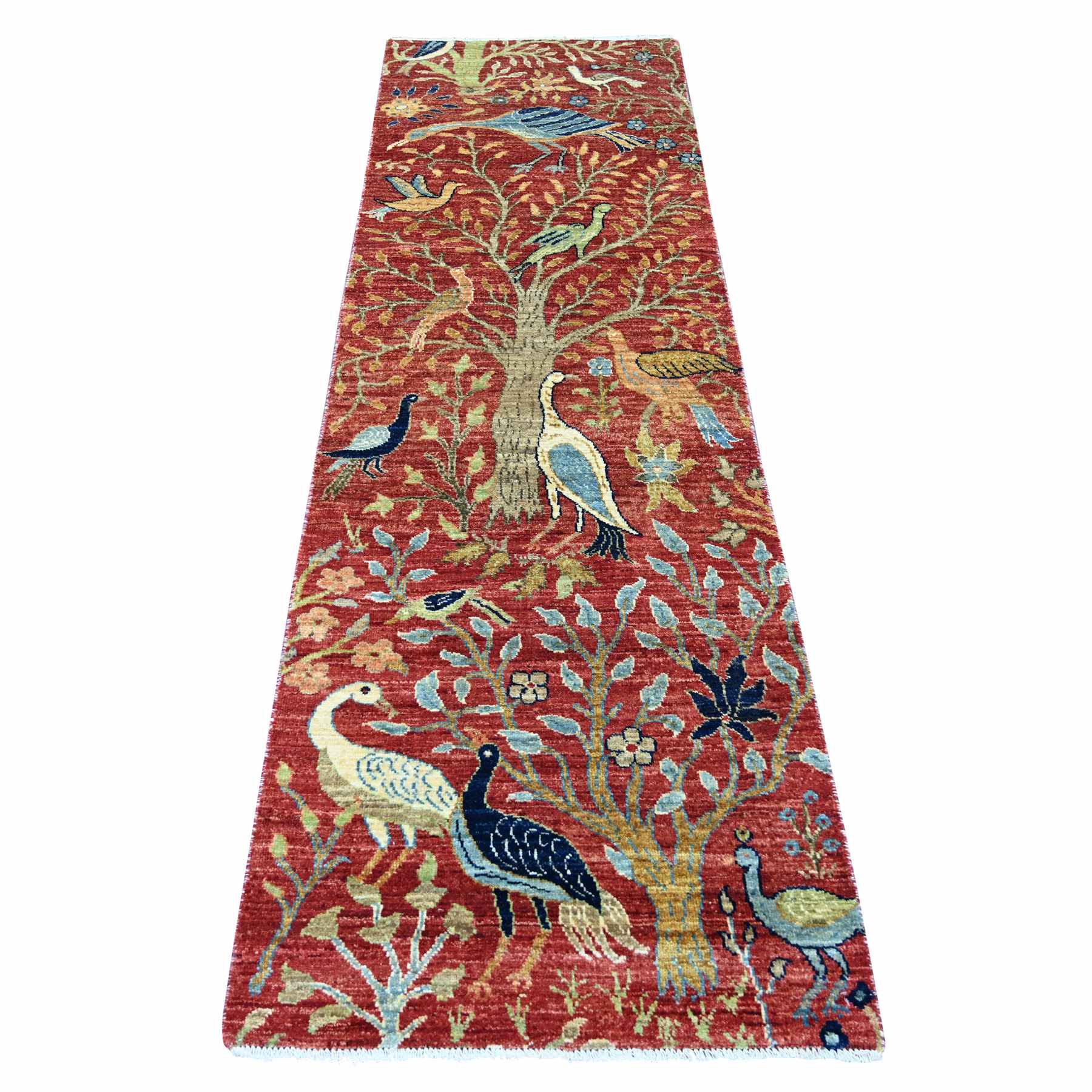 Oushak-And-Peshawar-Hand-Knotted-Rug-112470