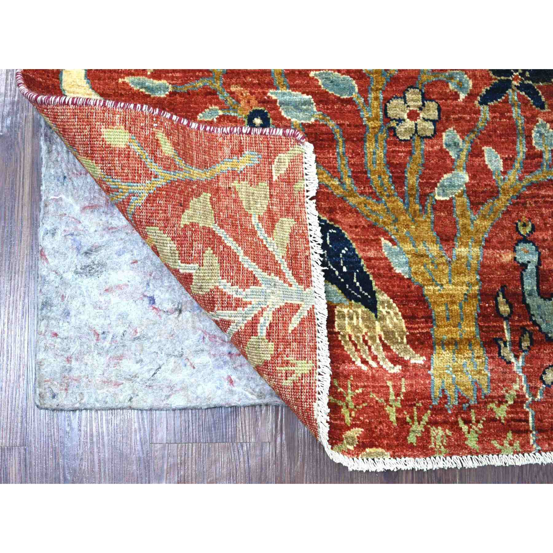 Oushak-And-Peshawar-Hand-Knotted-Rug-112470