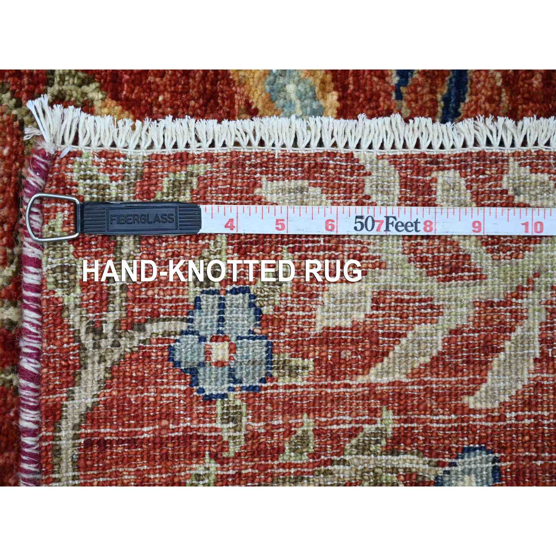 Oushak-And-Peshawar-Hand-Knotted-Rug-112470