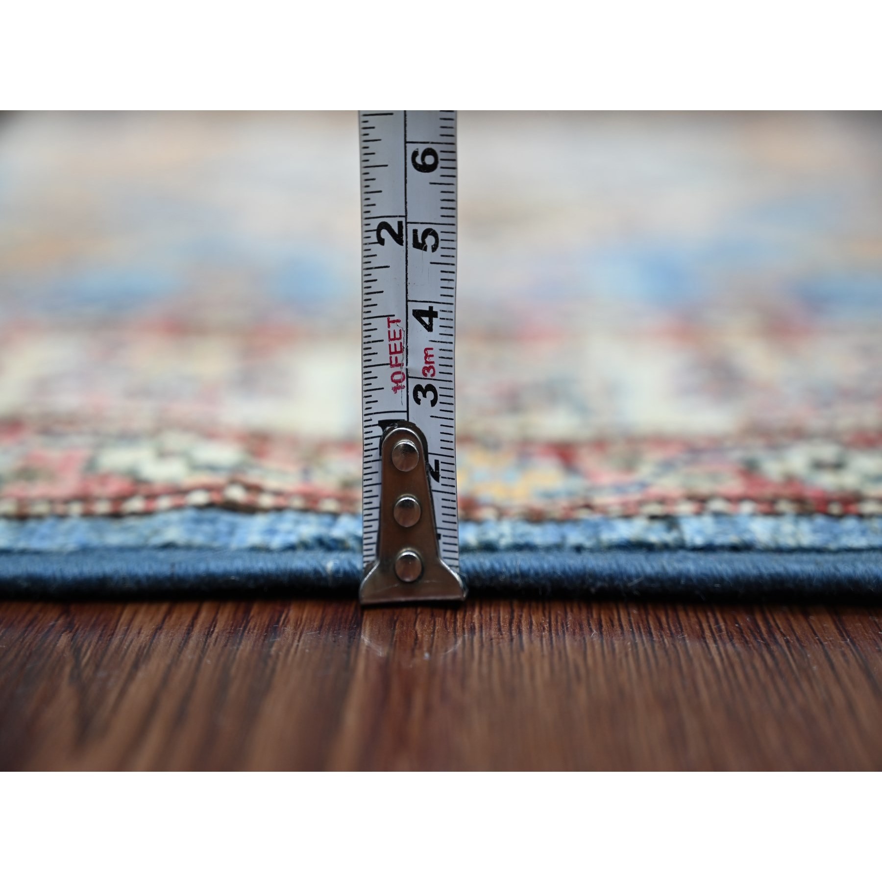 Tribal-Geometric-Hand-Knotted-Rug-110020