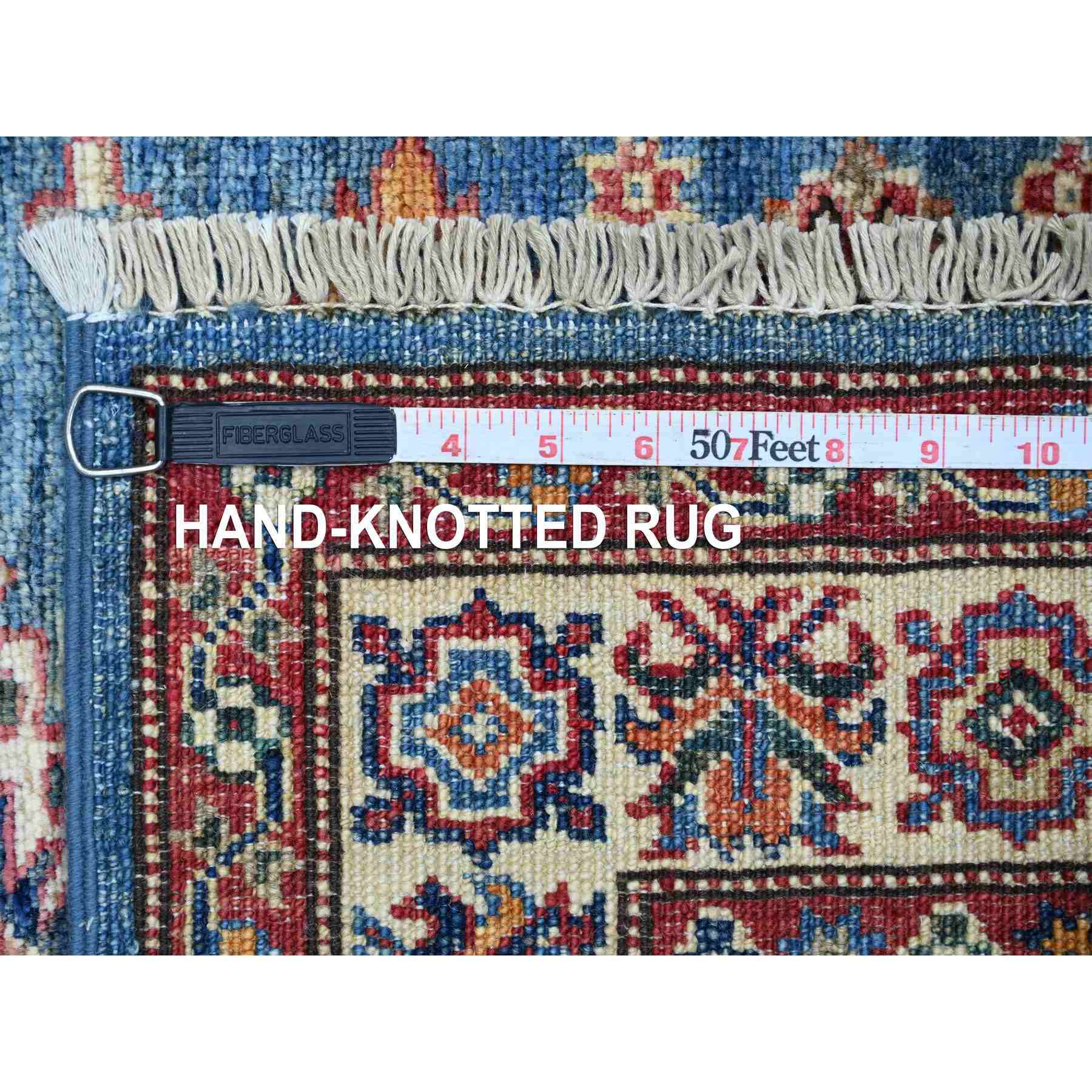 Tribal-Geometric-Hand-Knotted-Rug-110020