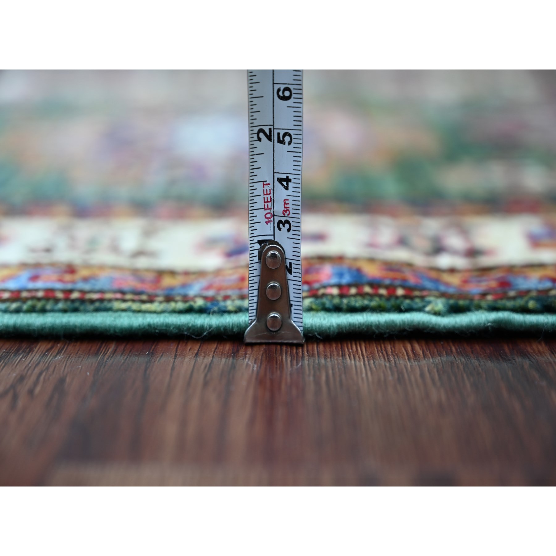 Tribal-Geometric-Hand-Knotted-Rug-110035