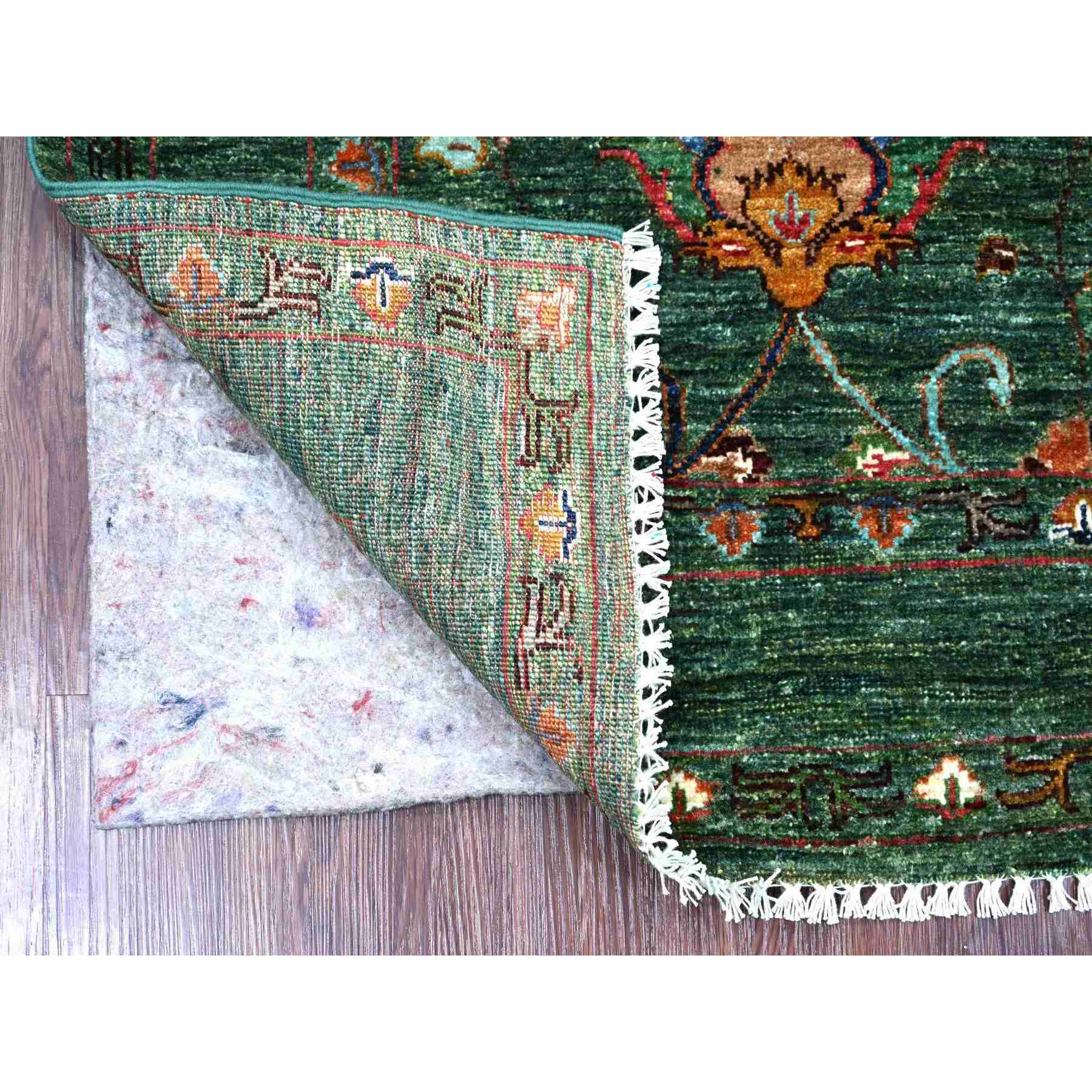 Tribal-Geometric-Hand-Knotted-Rug-110205