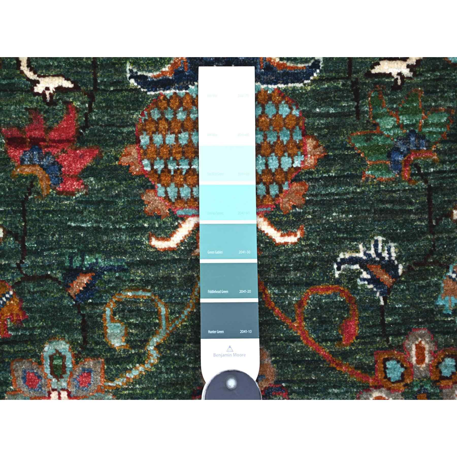 Tribal-Geometric-Hand-Knotted-Rug-110205