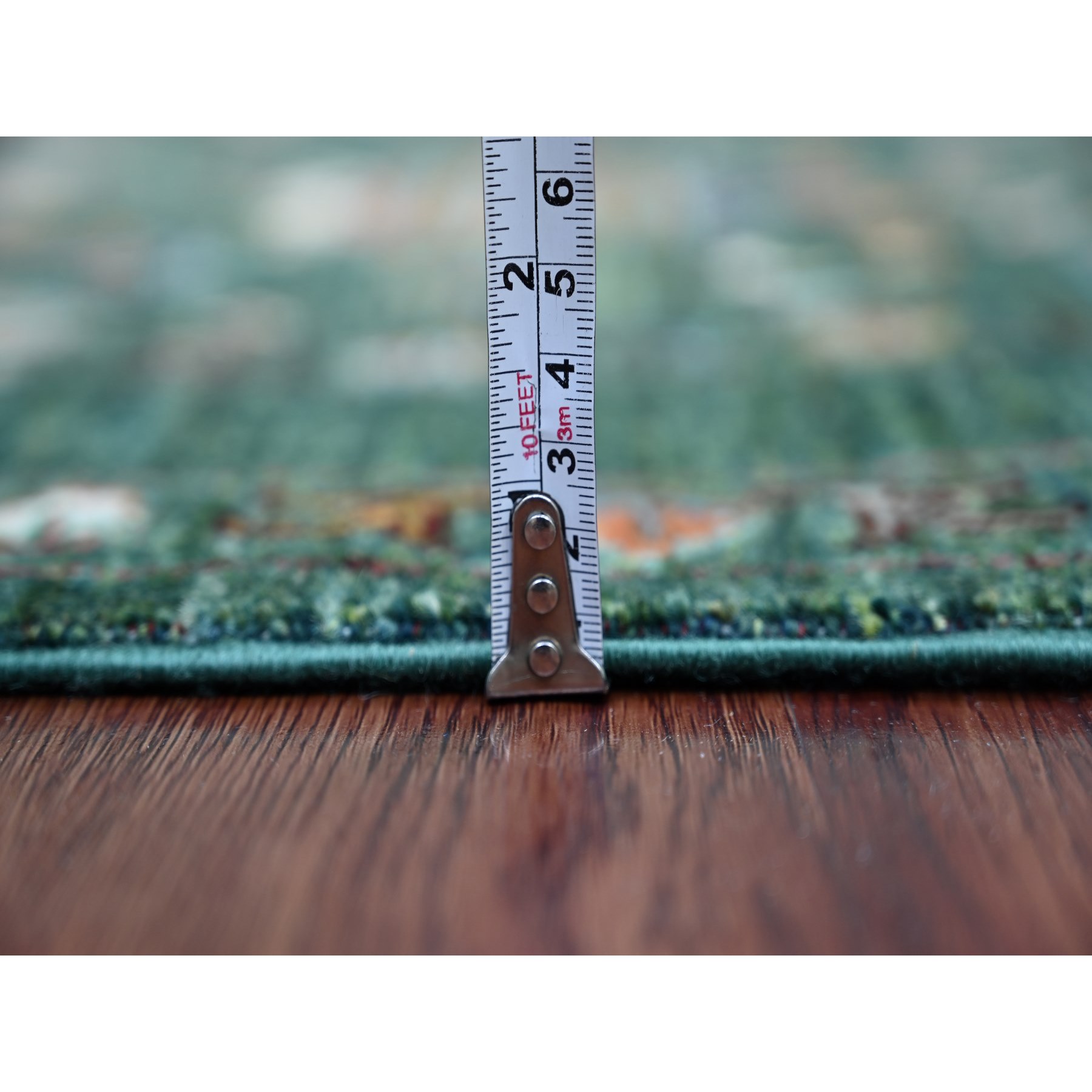 Tribal-Geometric-Hand-Knotted-Rug-110205