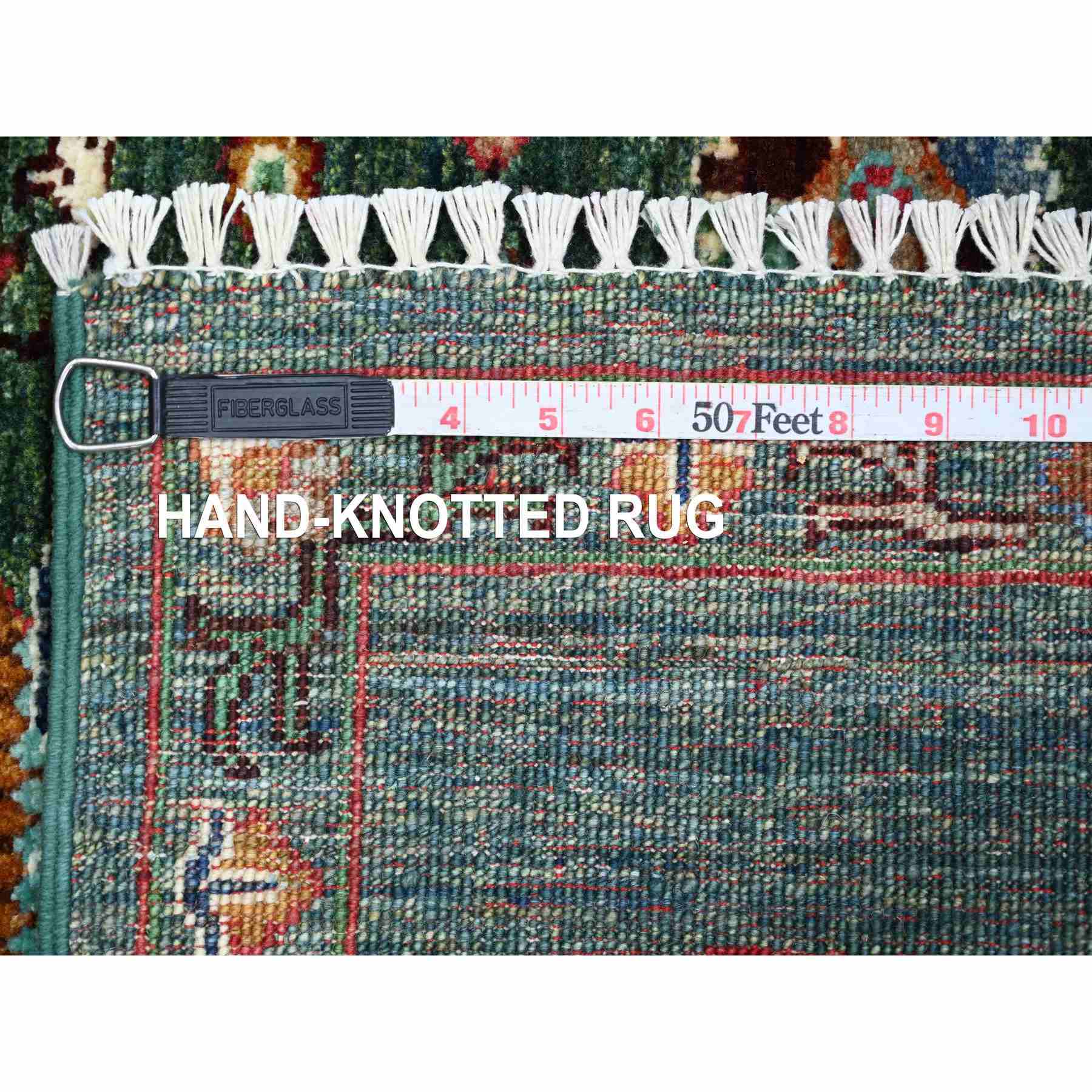 Tribal-Geometric-Hand-Knotted-Rug-110205