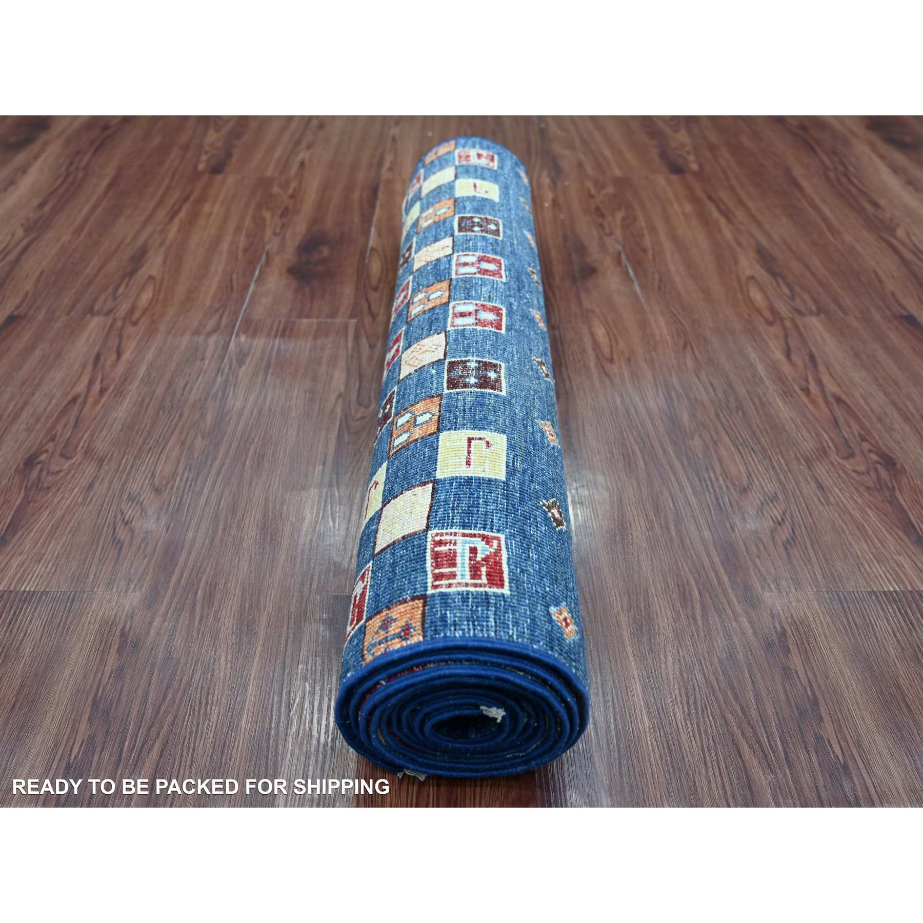Tribal-Geometric-Hand-Knotted-Rug-110210