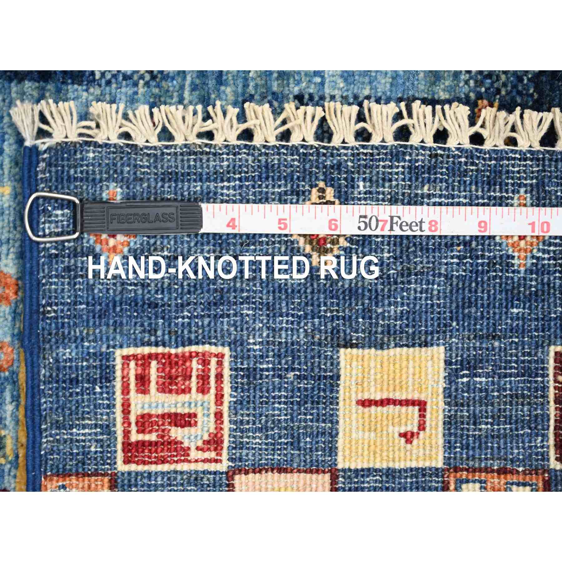 Tribal-Geometric-Hand-Knotted-Rug-110210