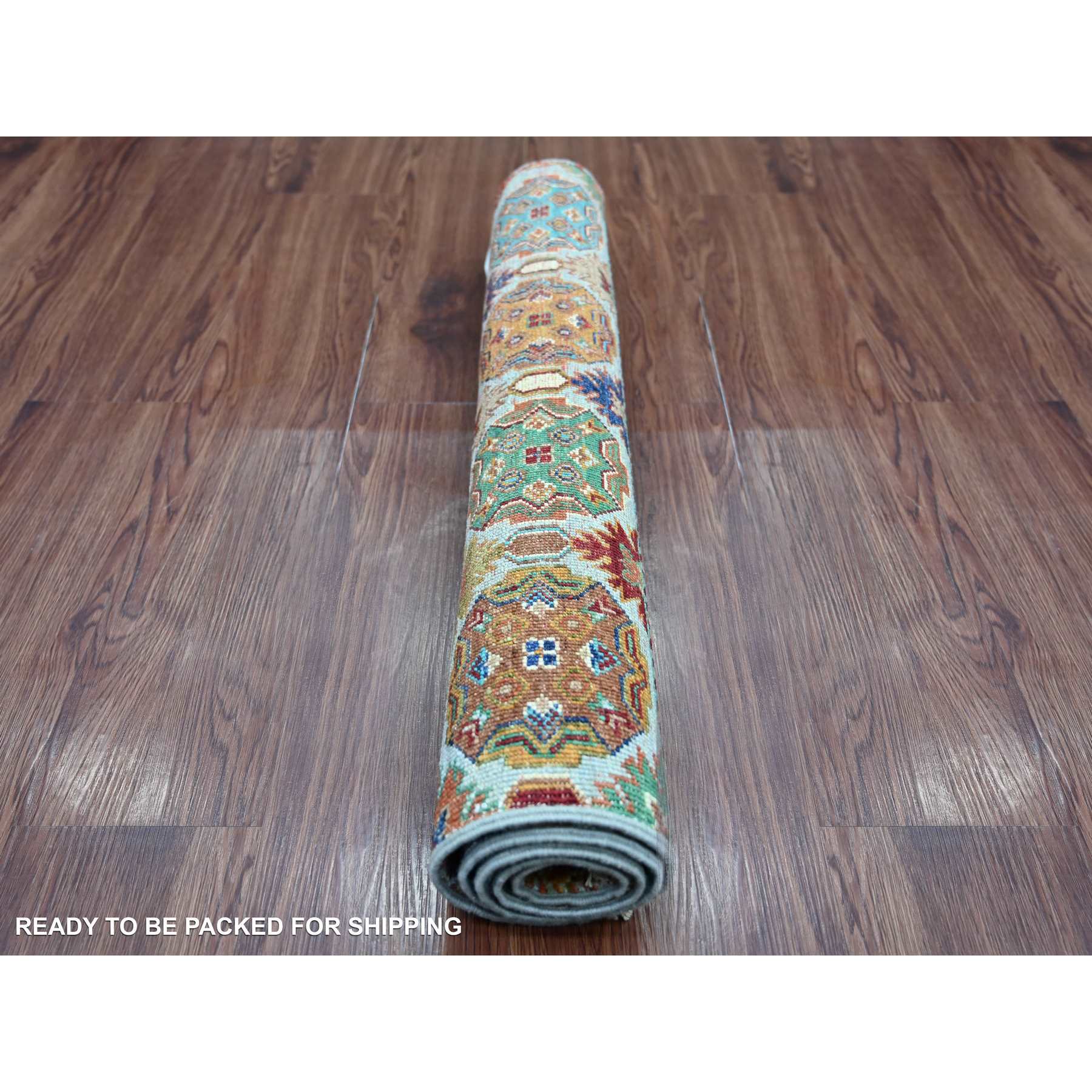Tribal-Geometric-Hand-Knotted-Rug-110215