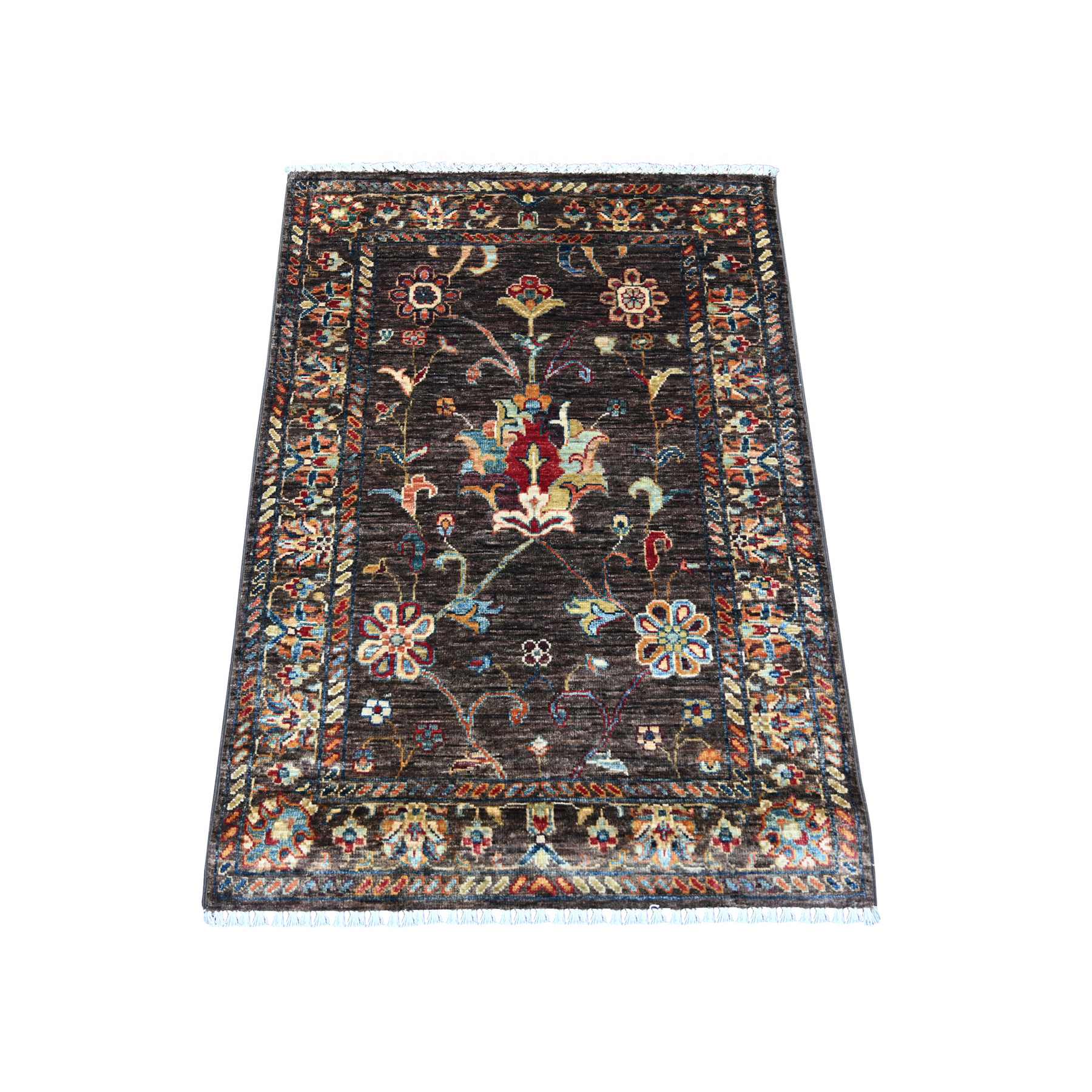 Tribal-Geometric-Hand-Knotted-Rug-110220