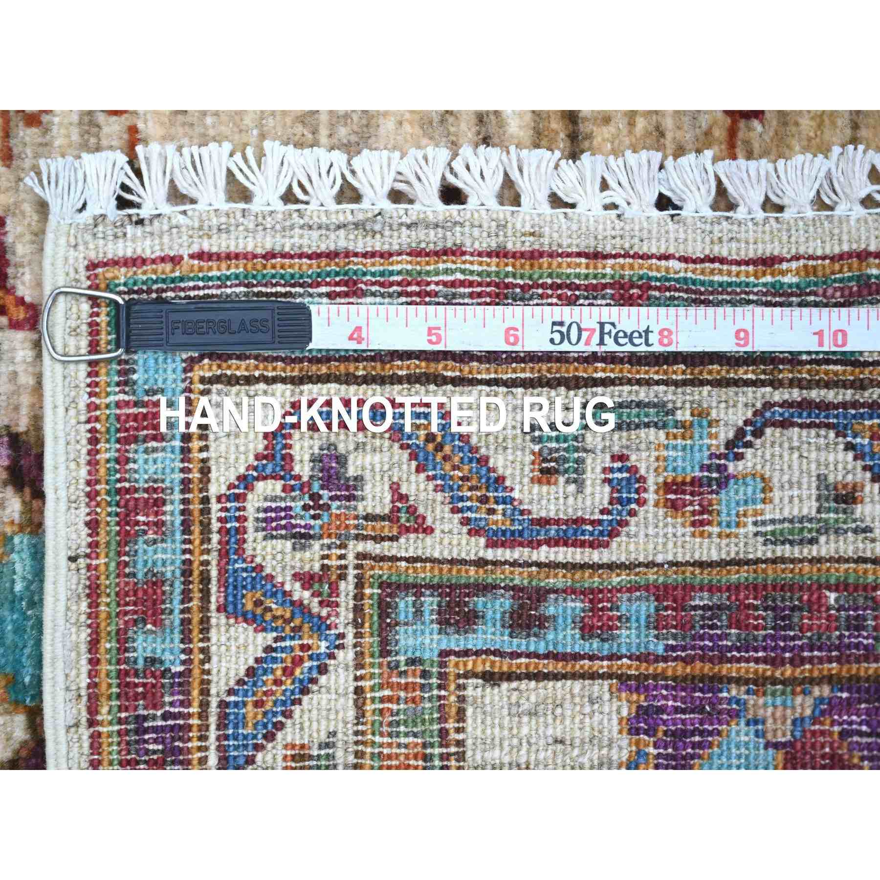 Tribal-Geometric-Hand-Knotted-Rug-110225