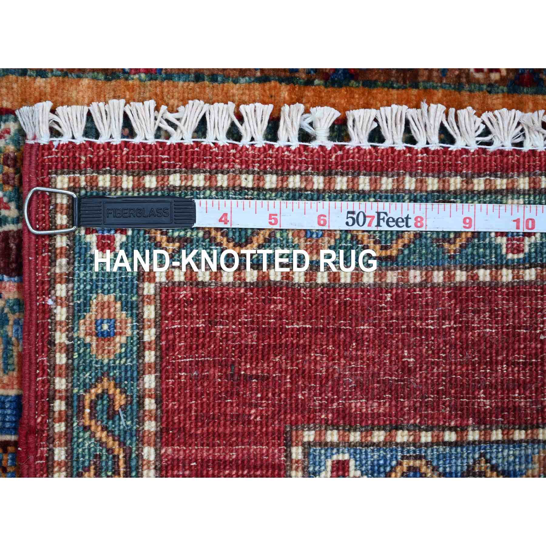 Tribal-Geometric-Hand-Knotted-Rug-110235