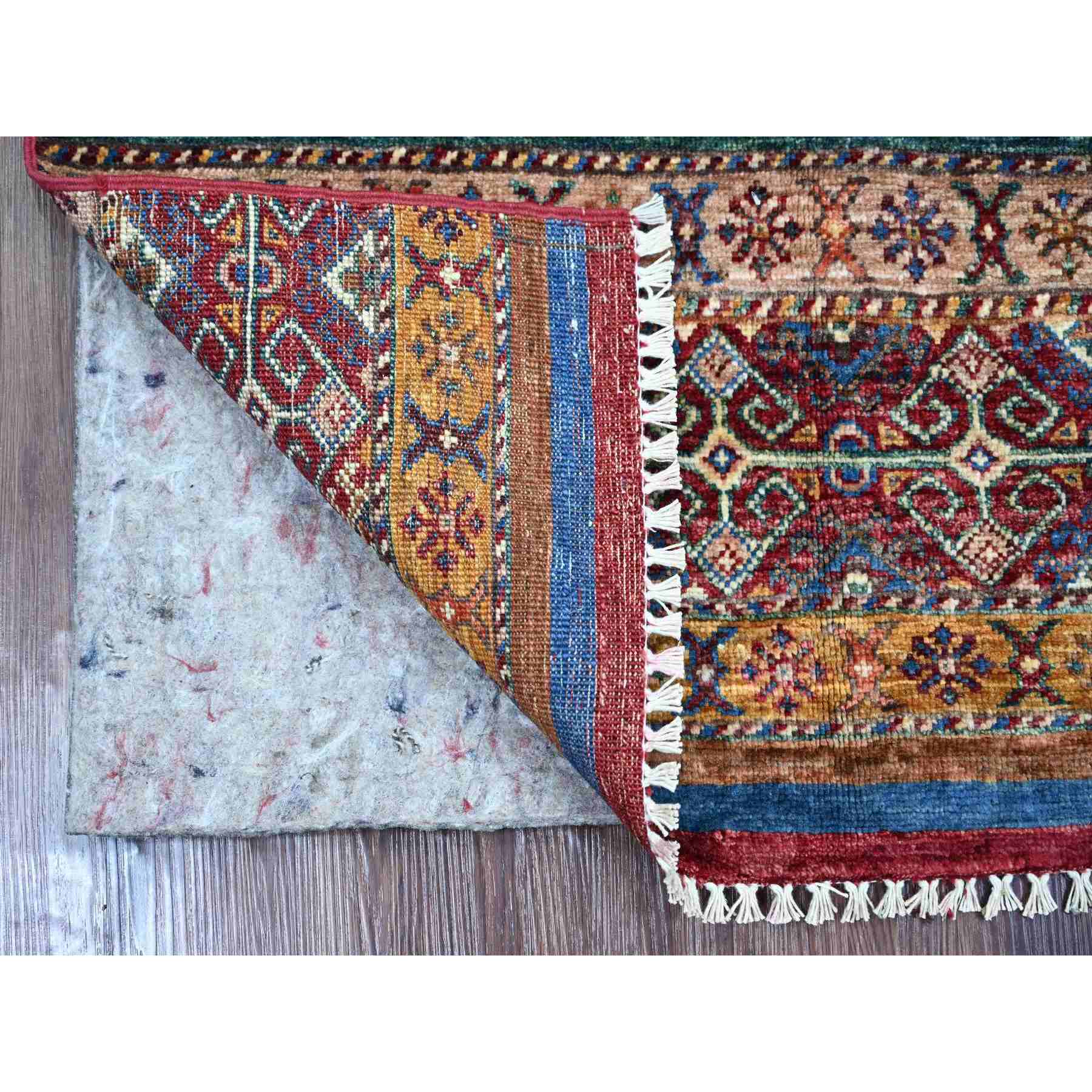 Tribal-Geometric-Hand-Knotted-Rug-110240