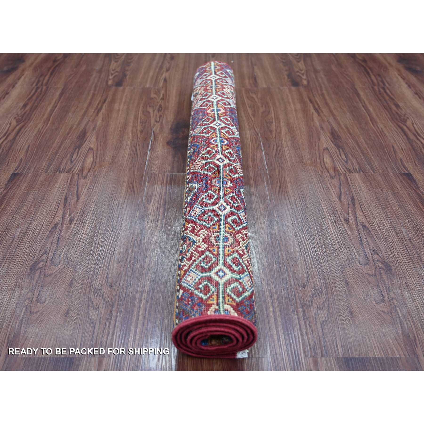 Tribal-Geometric-Hand-Knotted-Rug-110240
