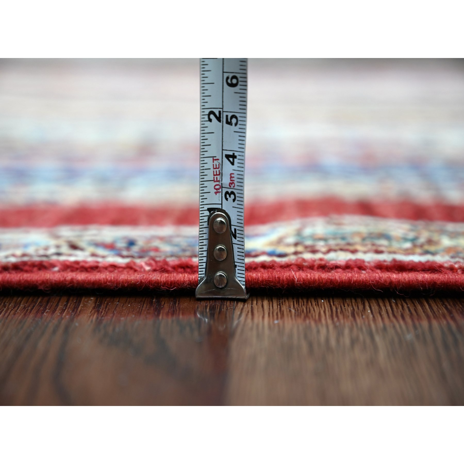 Tribal-Geometric-Hand-Knotted-Rug-110295