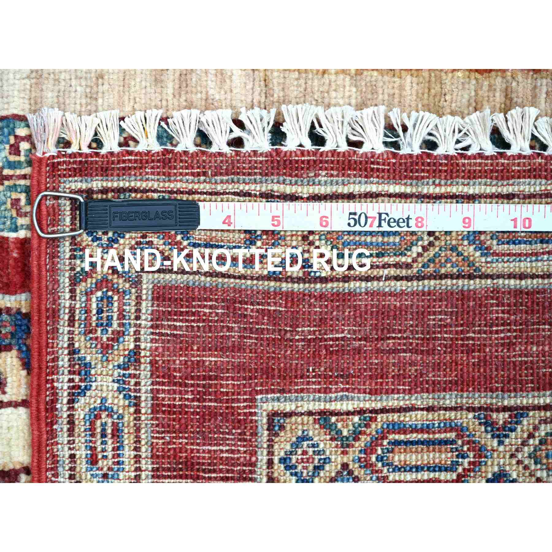 Tribal-Geometric-Hand-Knotted-Rug-110295