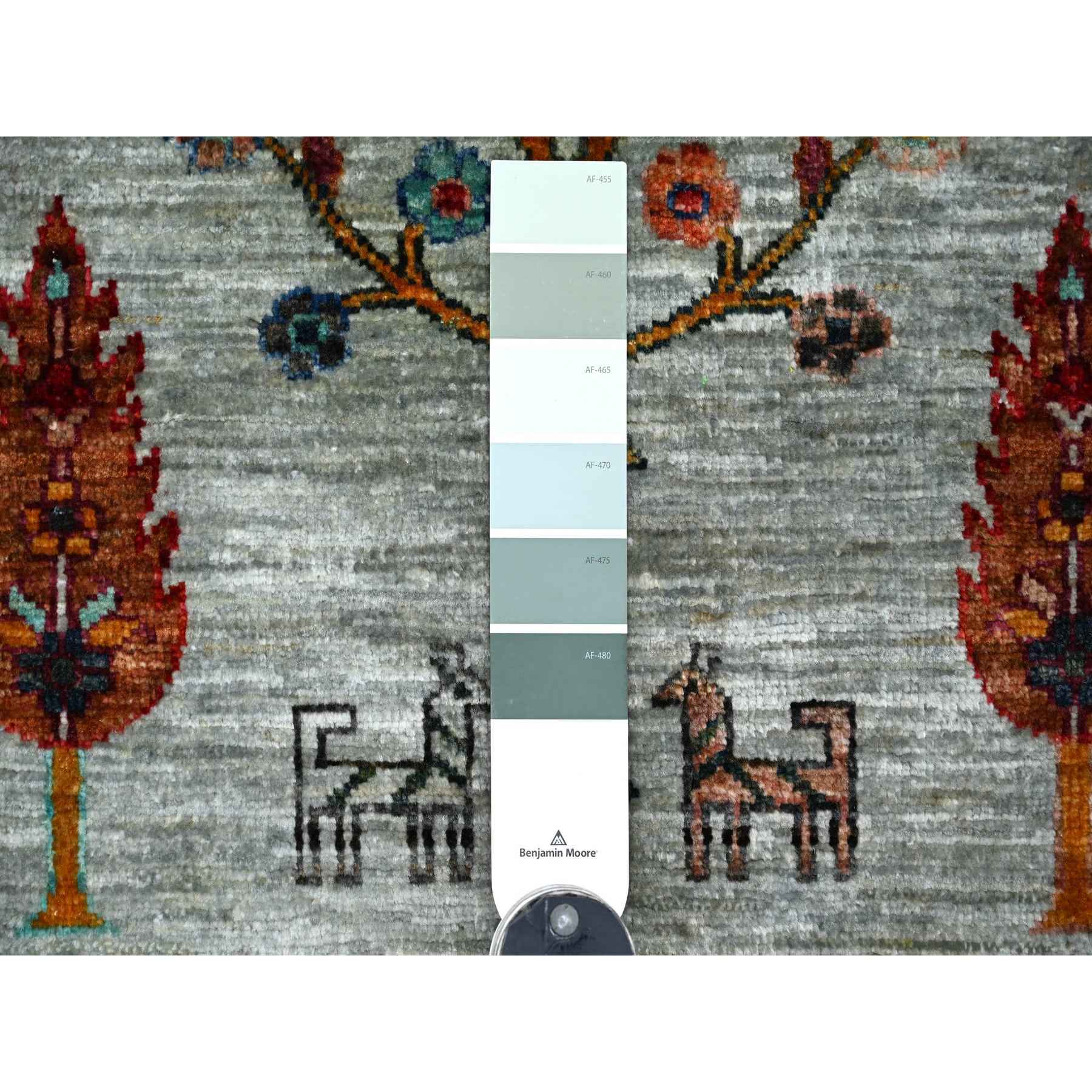 Tribal-Geometric-Hand-Knotted-Rug-110310