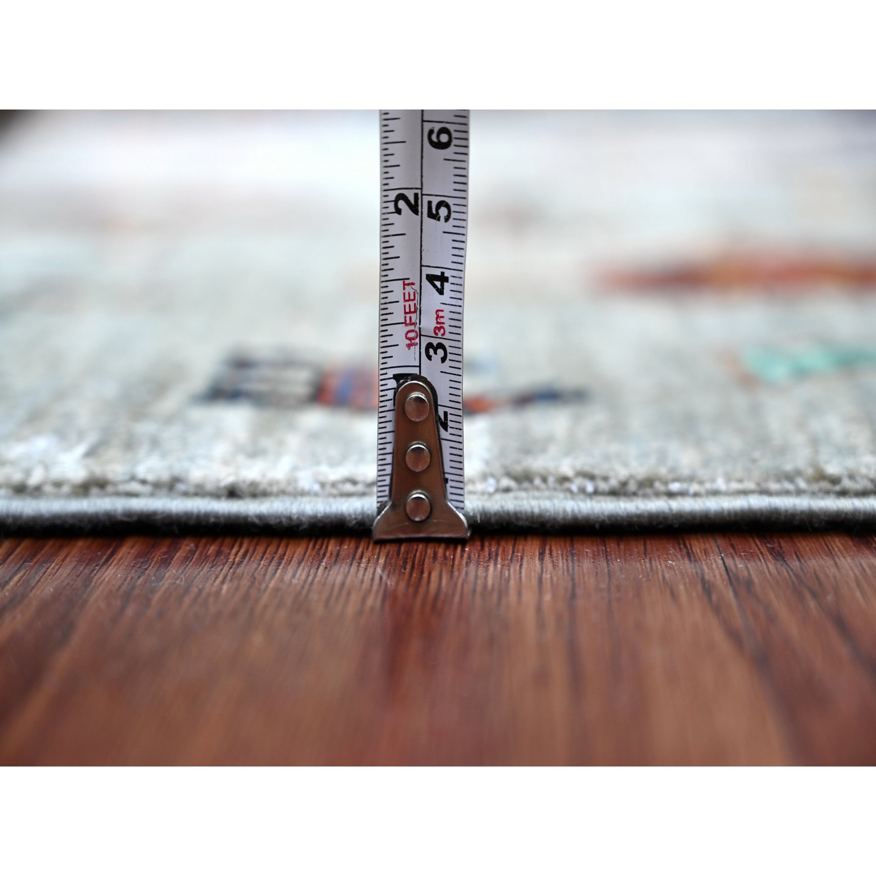 Tribal-Geometric-Hand-Knotted-Rug-110310