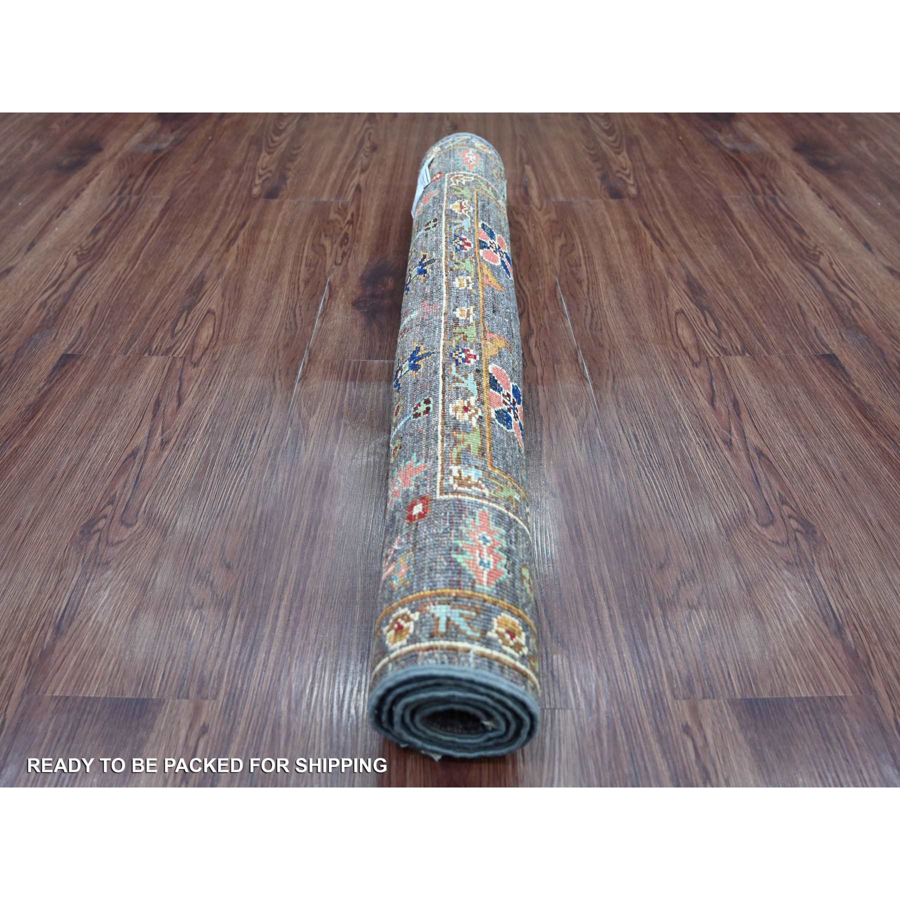 Tribal-Geometric-Hand-Knotted-Rug-110330