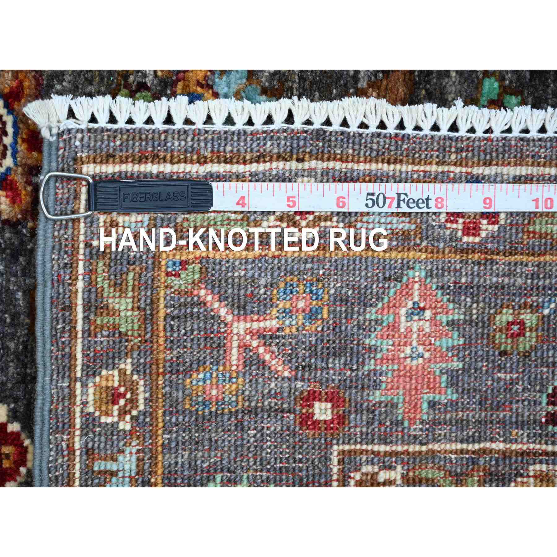 Tribal-Geometric-Hand-Knotted-Rug-110330
