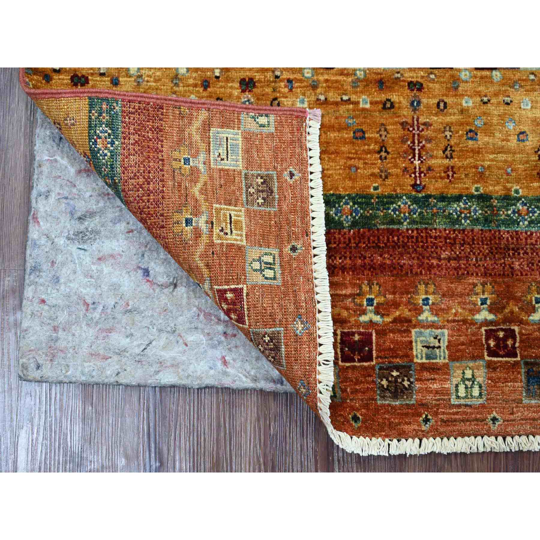 Tribal-Geometric-Hand-Knotted-Rug-110335