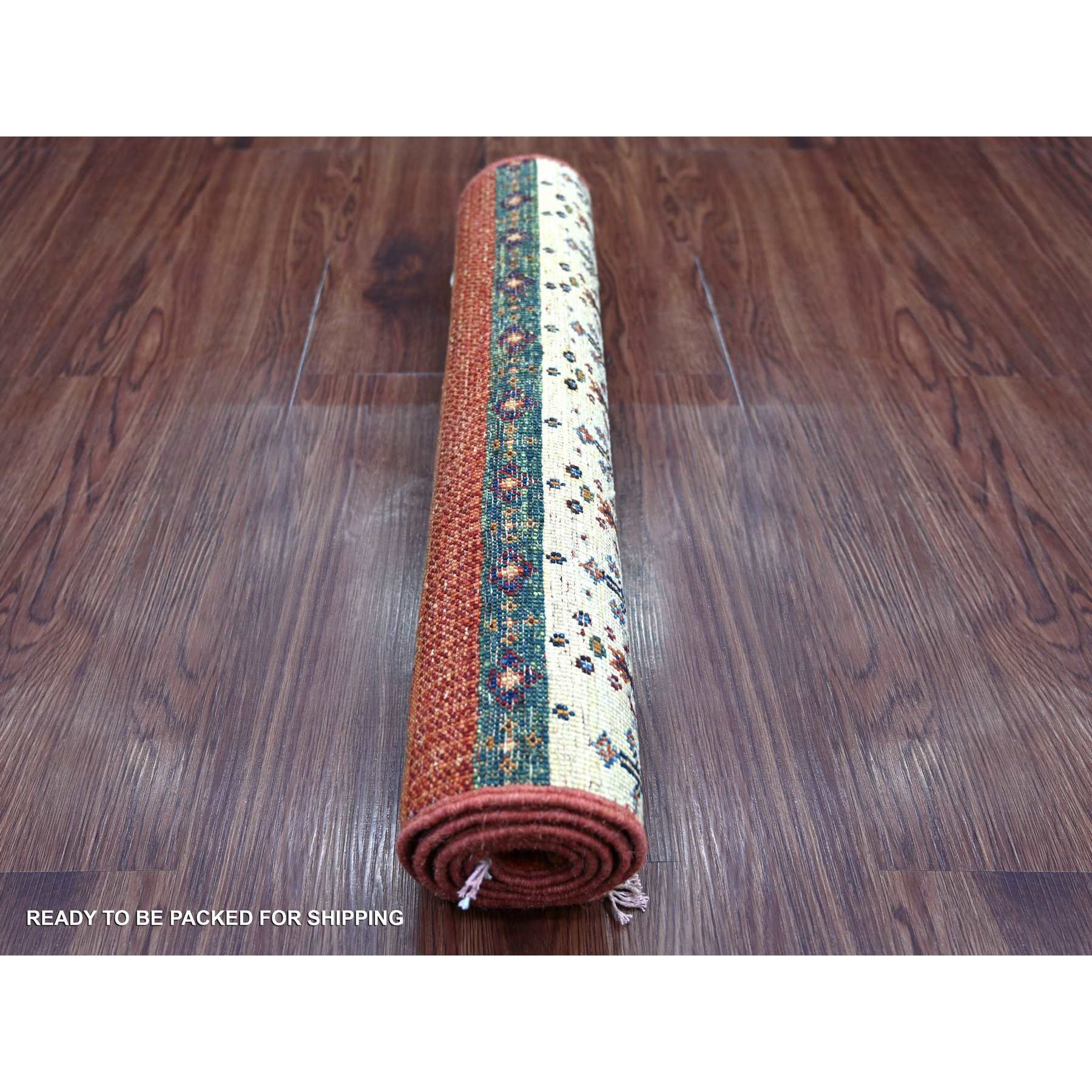 Tribal-Geometric-Hand-Knotted-Rug-110335