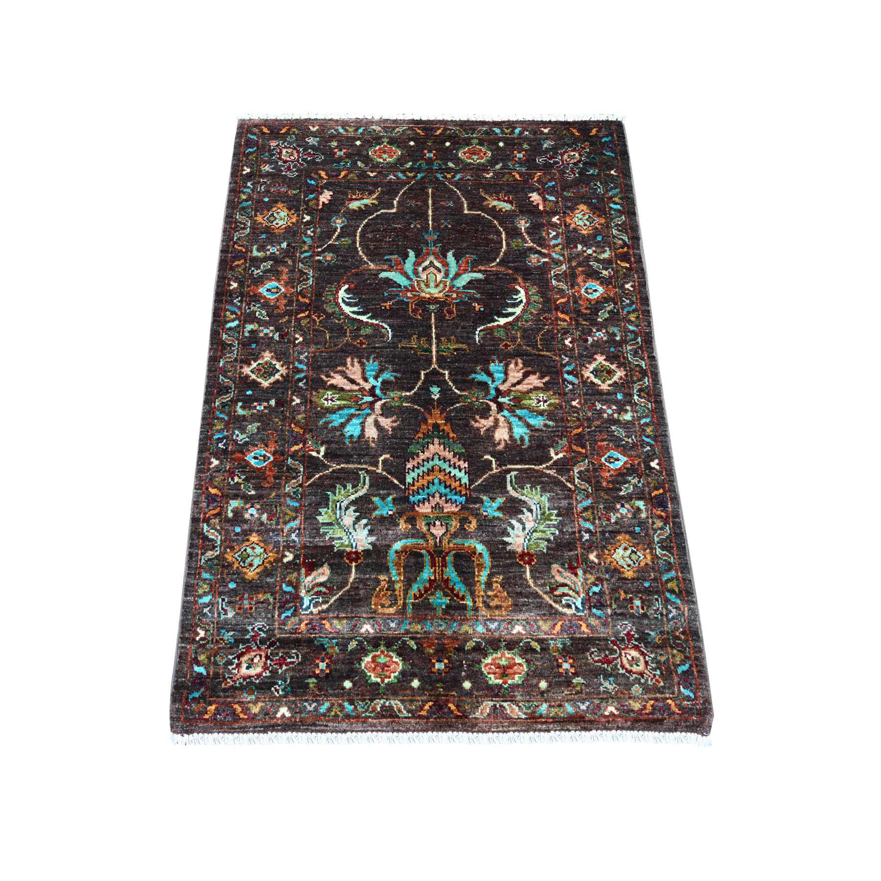 Tribal-Geometric-Hand-Knotted-Rug-110340