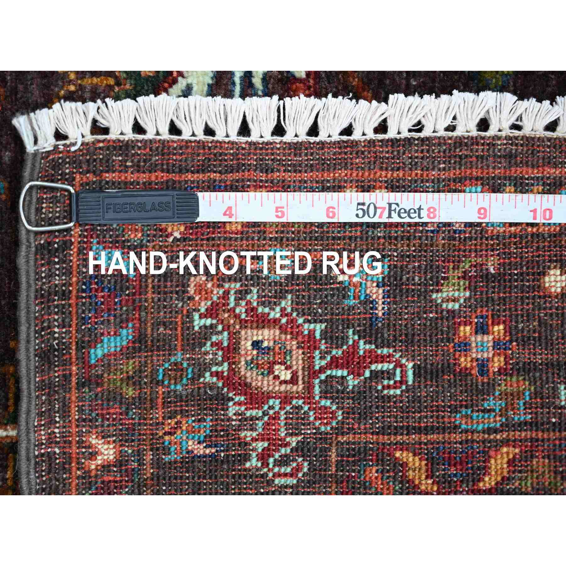 Tribal-Geometric-Hand-Knotted-Rug-110340