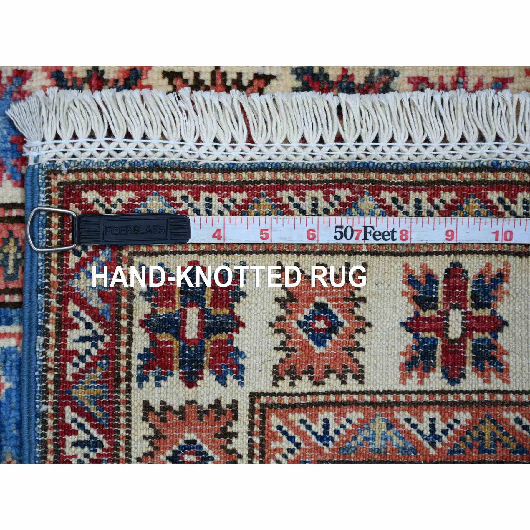 Tribal-Geometric-Hand-Knotted-Rug-110365