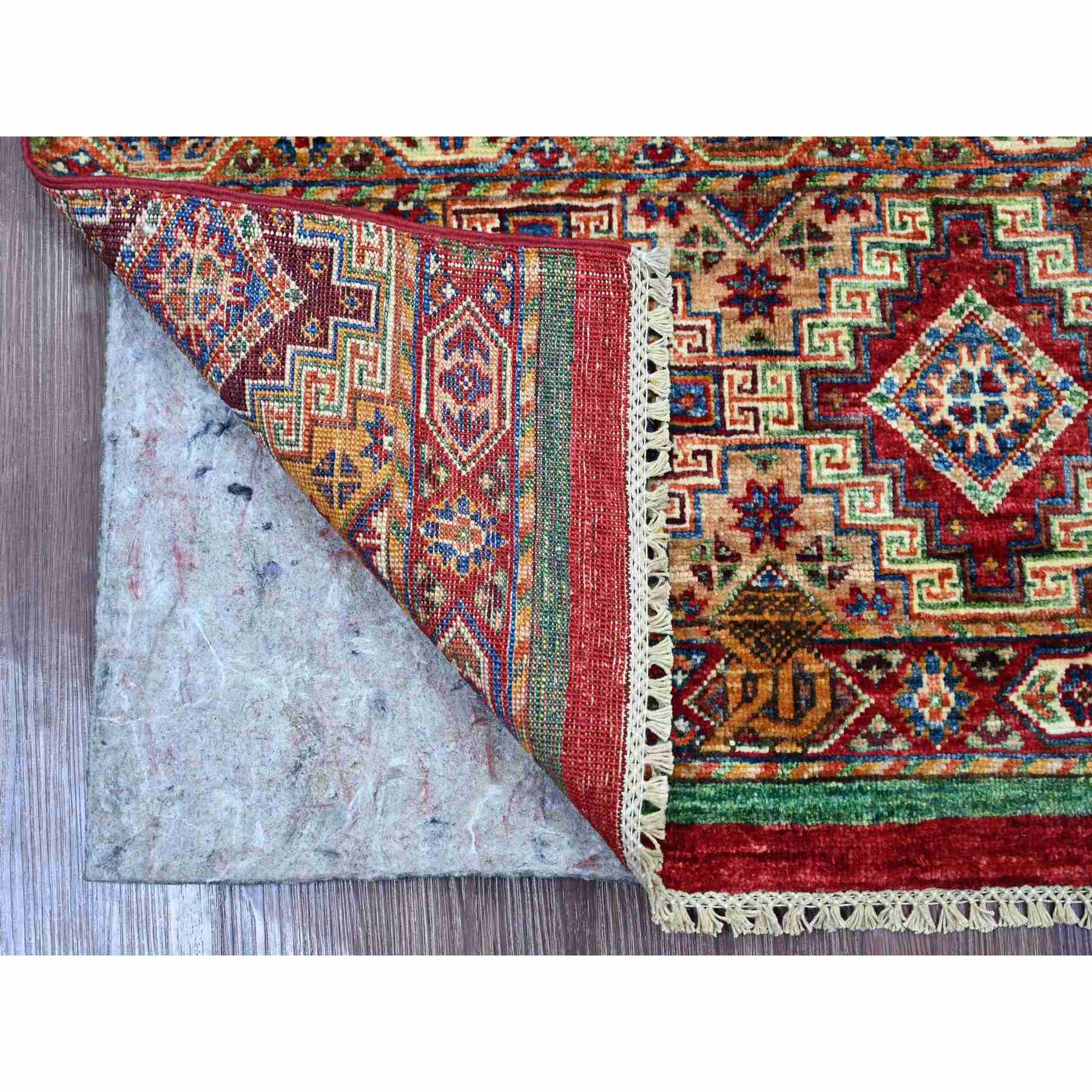 Tribal-Geometric-Hand-Knotted-Rug-110385