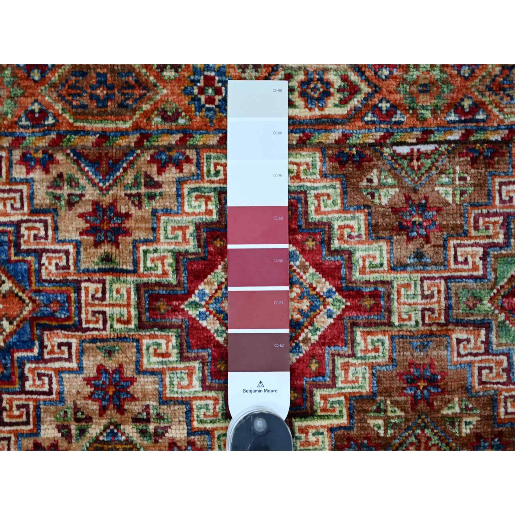 Tribal-Geometric-Hand-Knotted-Rug-110385